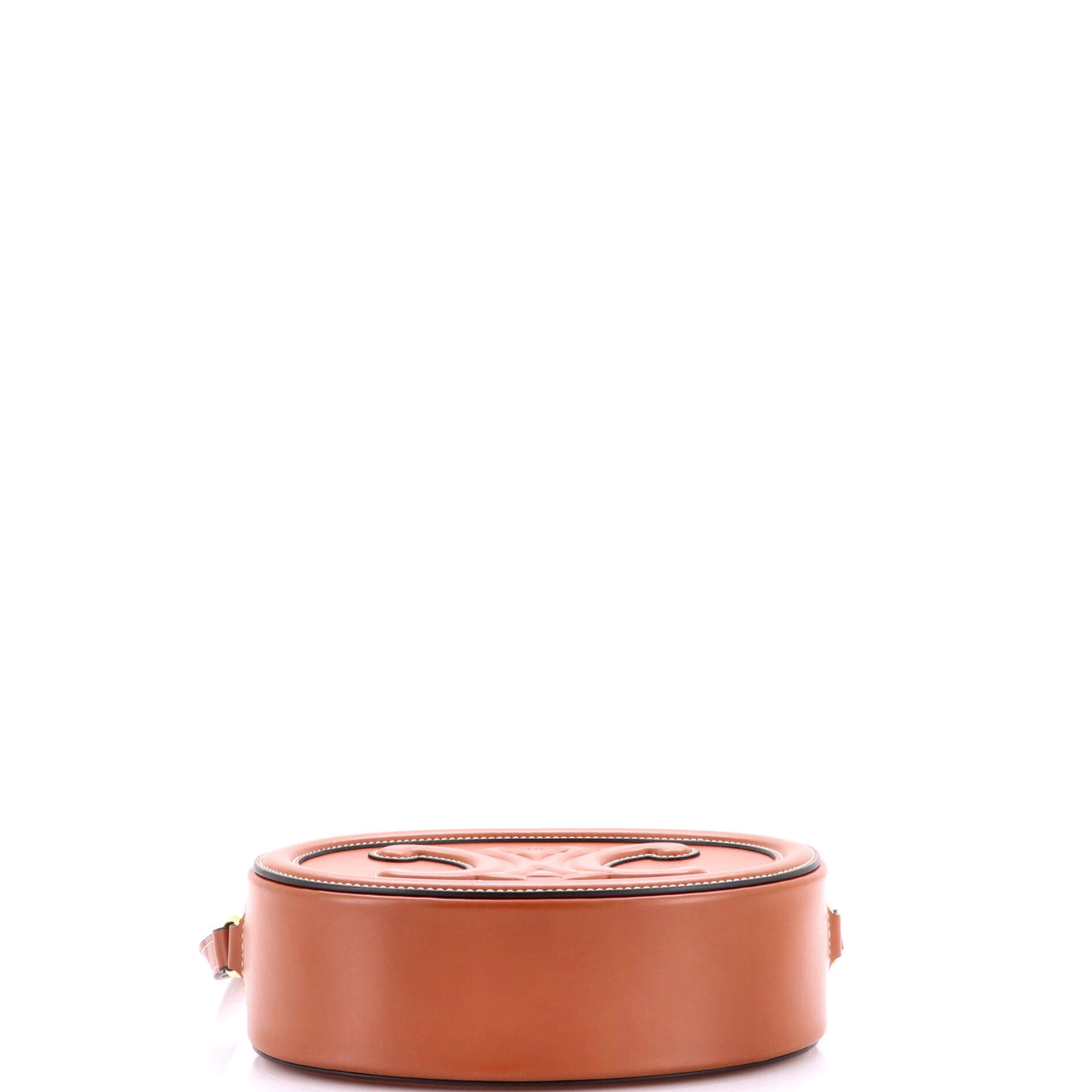 Celine Triomphe Oval Crossbody Bag Leather Size ONE SIZE - 3 Thumbnail