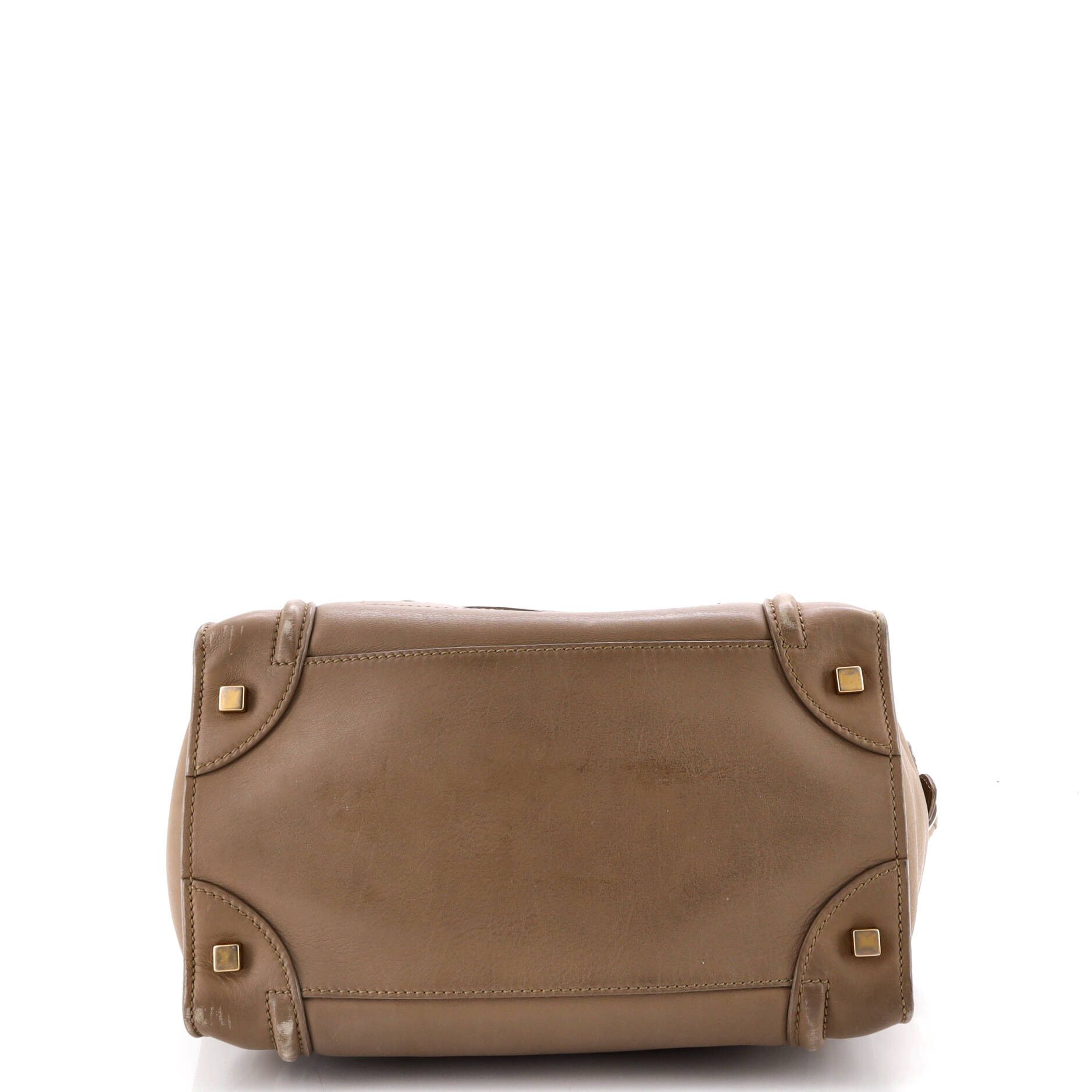 Celine Luggage Bag Smooth Leather Mini Size ONE SIZE - 3 Thumbnail
