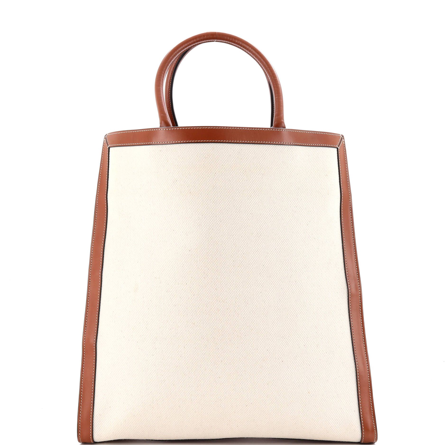 Celine Sulky Vertical Cabas Tote Canvas with Leather Large Size ONE SIZE - 2 Thumbnail