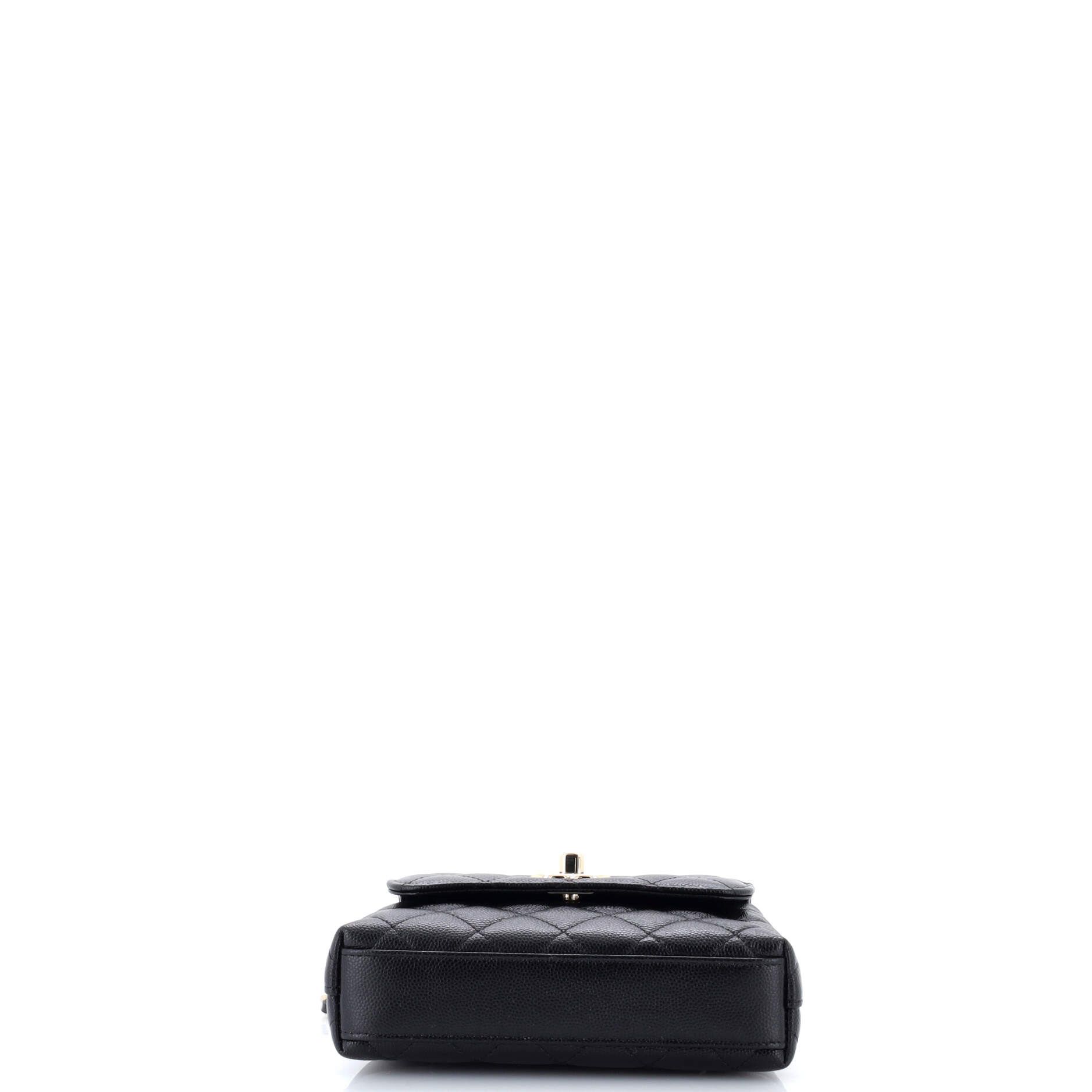 Chanel Coco Top Handle Bag Quilted Caviar Extra Mini Size ONE SIZE - 3 Thumbnail