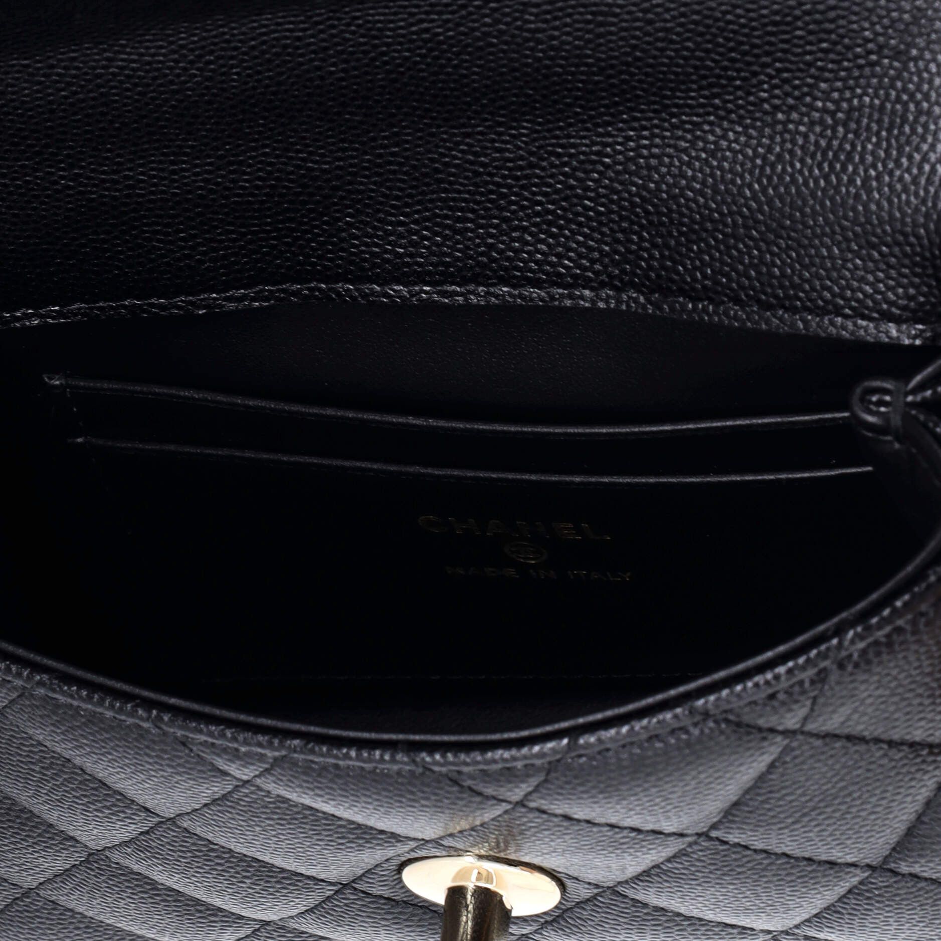 Chanel Coco Top Handle Bag Quilted Caviar Extra Mini Size ONE SIZE - 4 Thumbnail