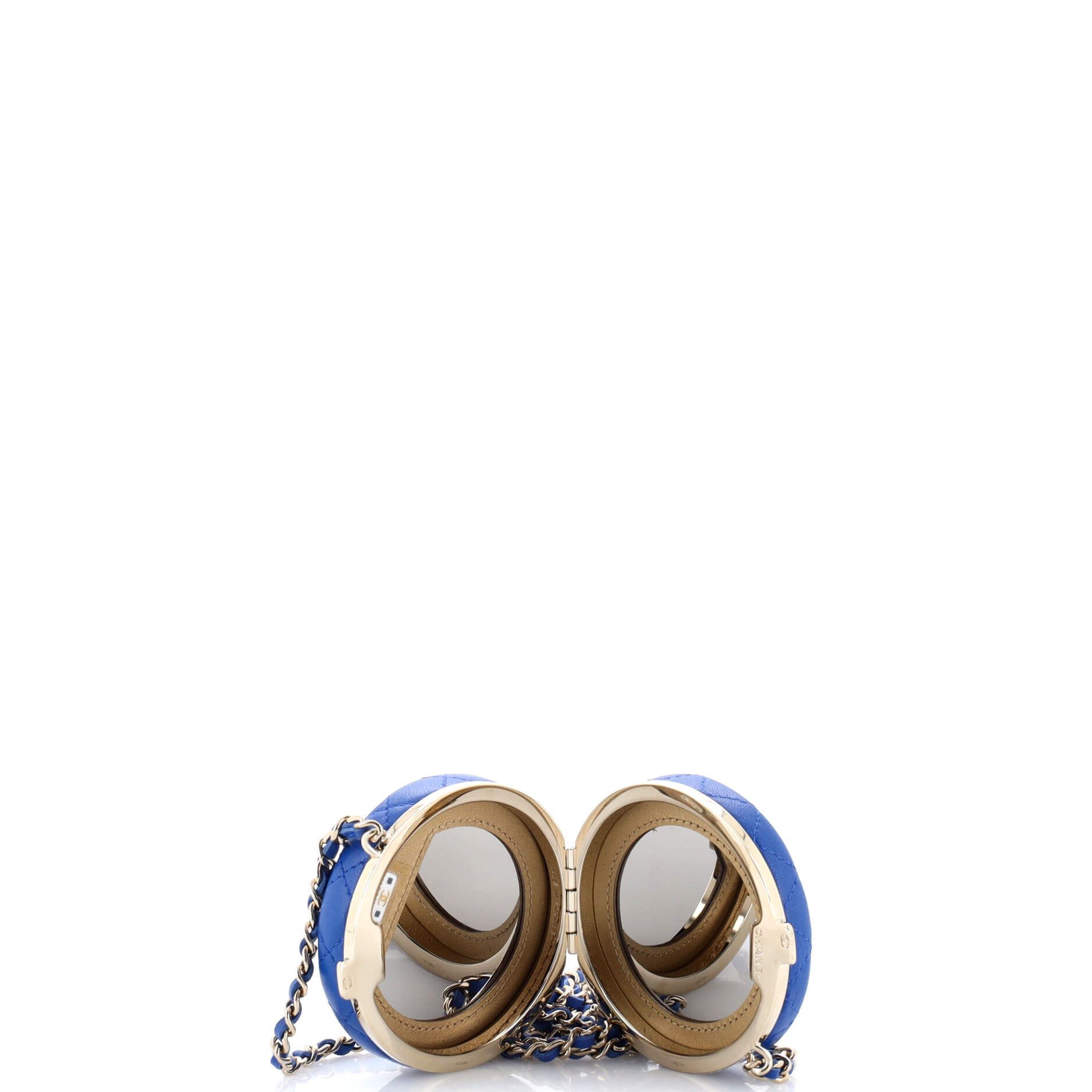 Chanel Poker Chip Clutch With Chain Quilted Lambskin with En Size ONE SIZE - 4 Thumbnail