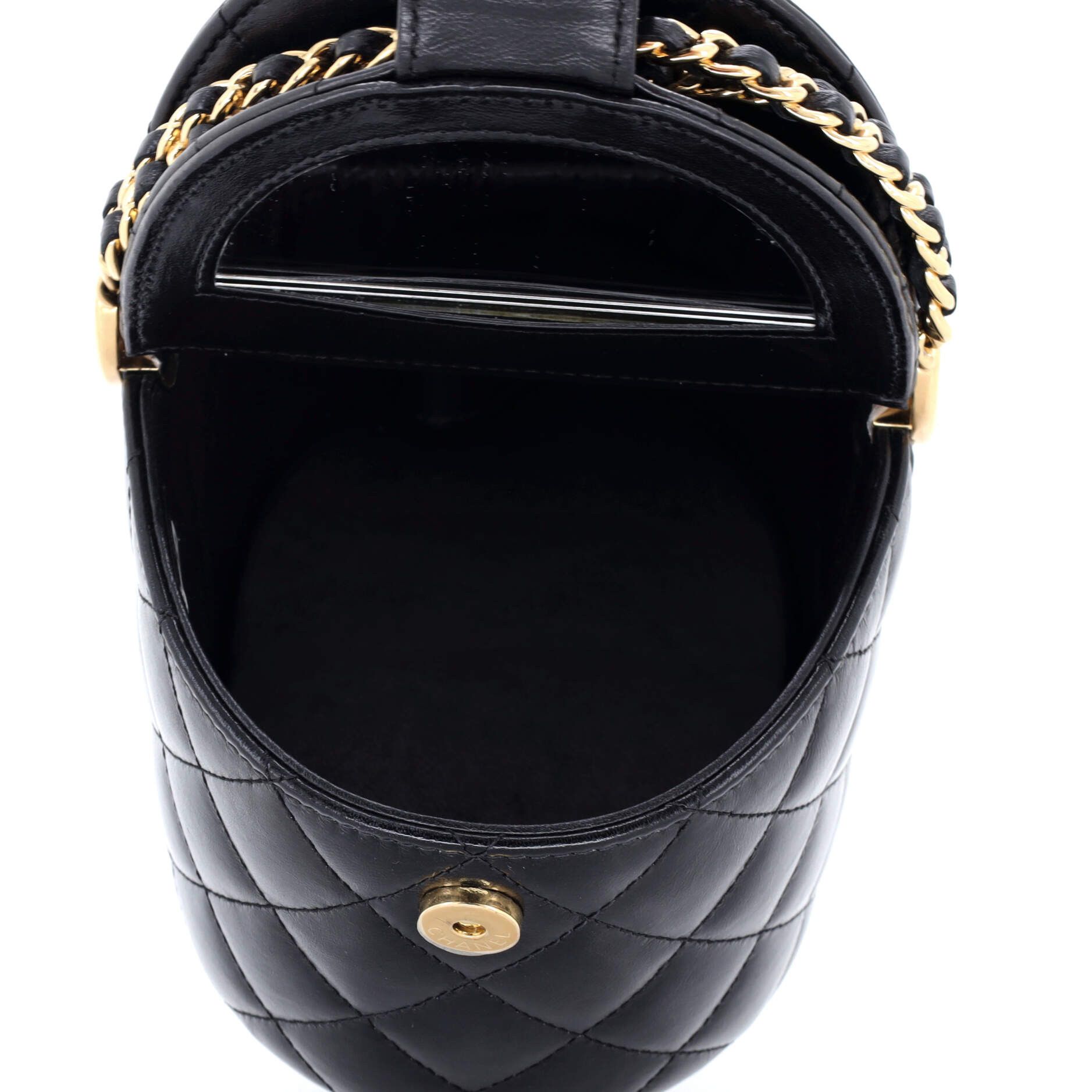 Chanel Double Sided Top Handle Vanity Bag Quilted Lambskin M Size ONE SIZE - 4 Thumbnail