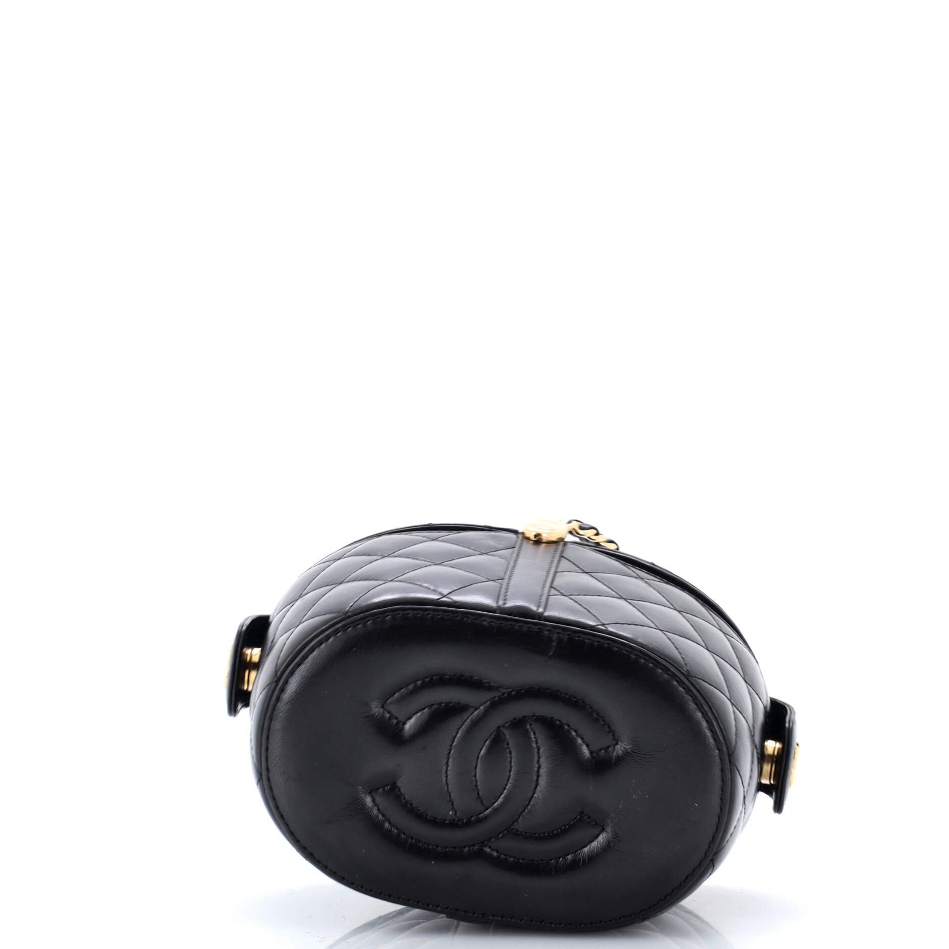 Chanel Double Sided Top Handle Vanity Bag Quilted Lambskin M Size ONE SIZE - 3 Thumbnail