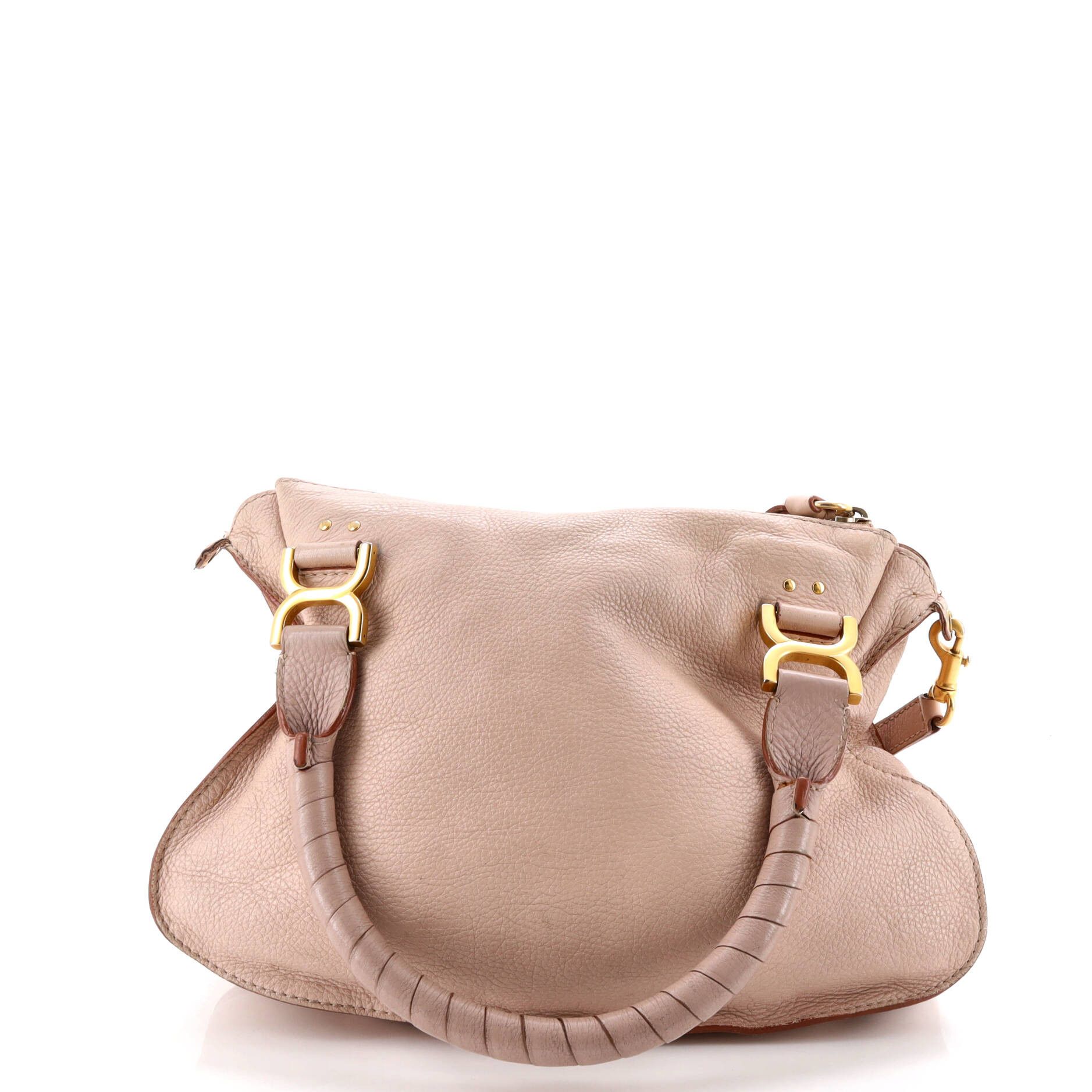 Chloe Marcie Satchel Leather Medium Size ONE SIZE - 2 Thumbnail