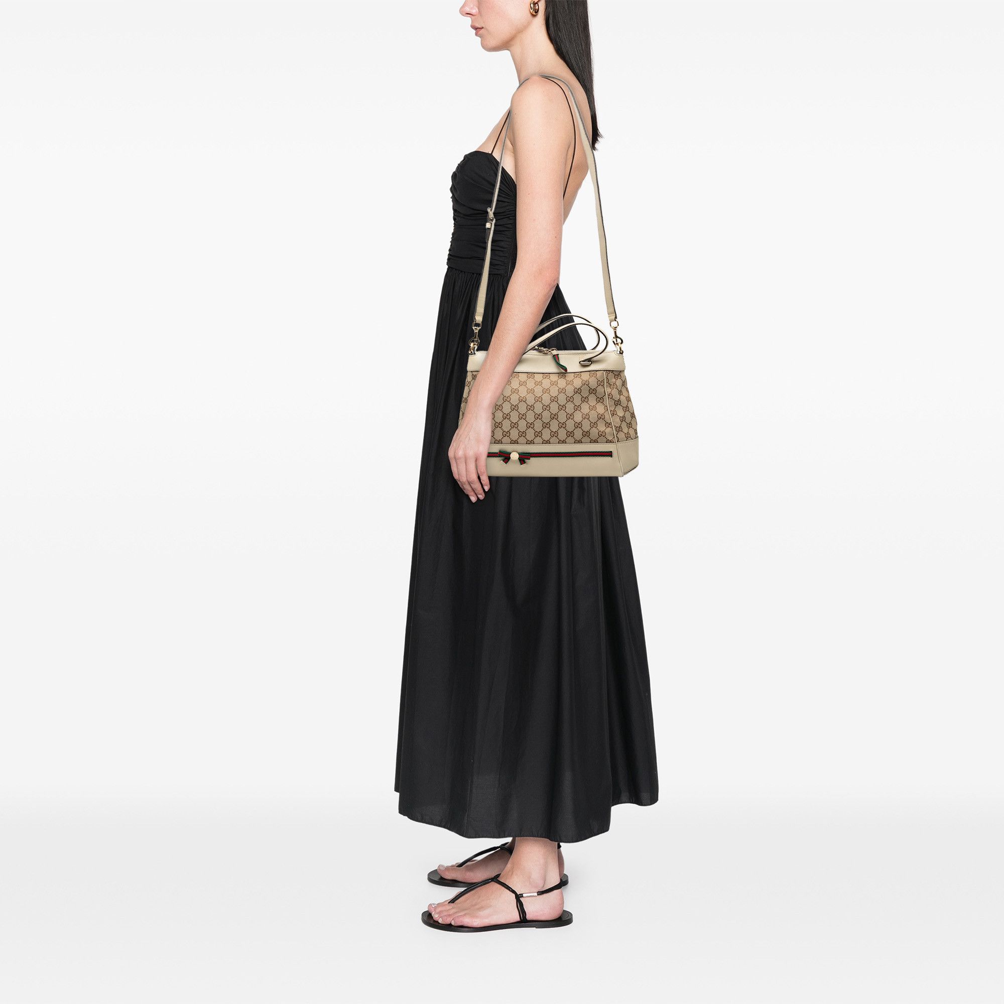 Gucci Gucci GG Canvas Web Mayfair Satchel Size ONE SIZE - 7 Thumbnail