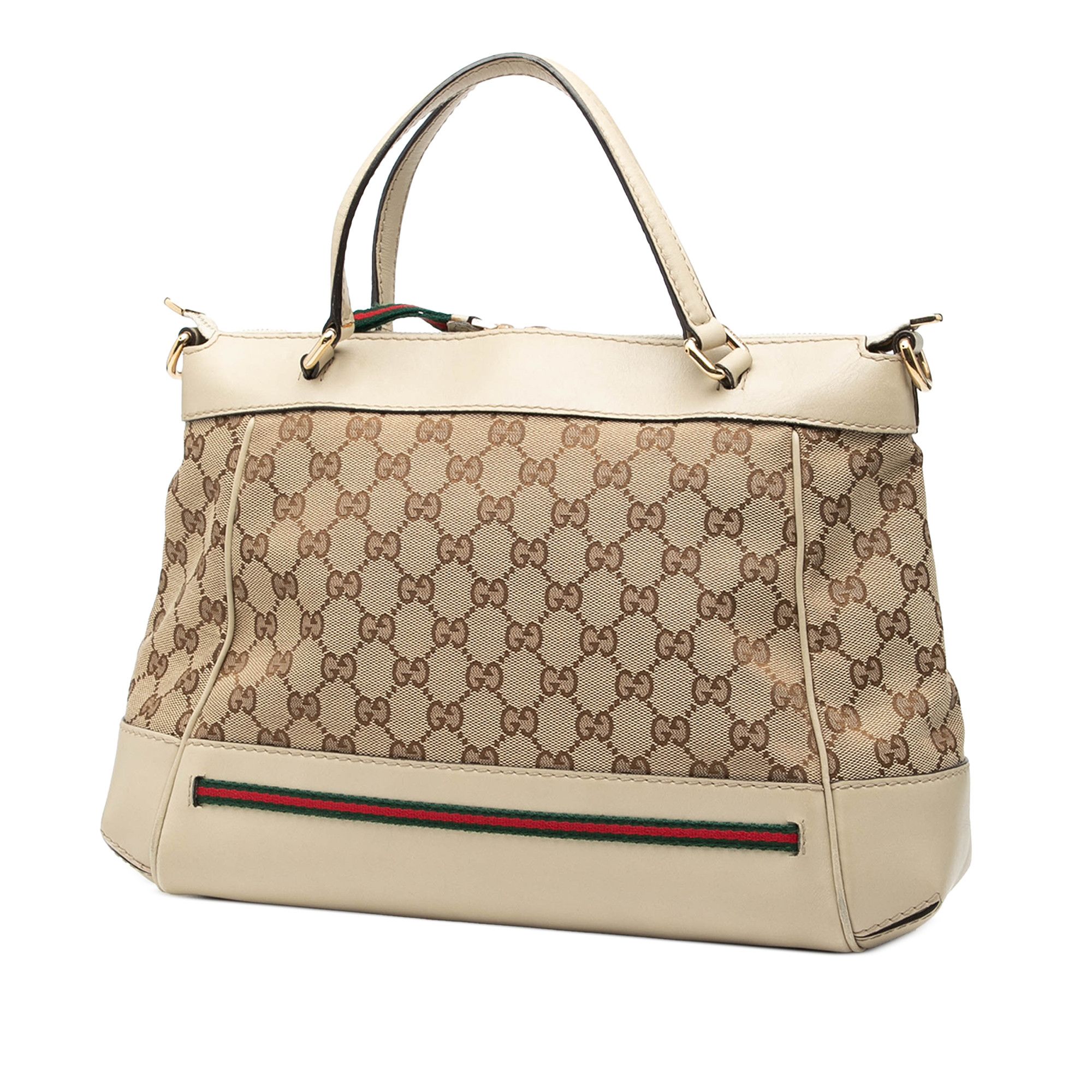 Gucci Gucci GG Canvas Web Mayfair Satchel Size ONE SIZE - 2 Thumbnail