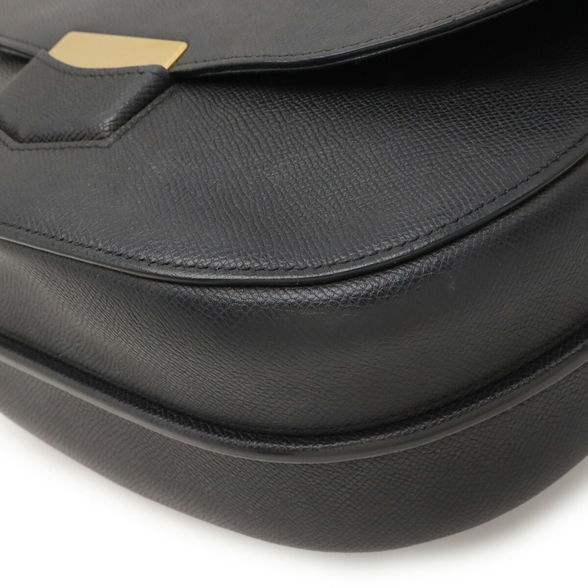 Celine CELINE Trotter Medium Shoulder Bag in Black Leather Size ONE SIZE - 4 Thumbnail