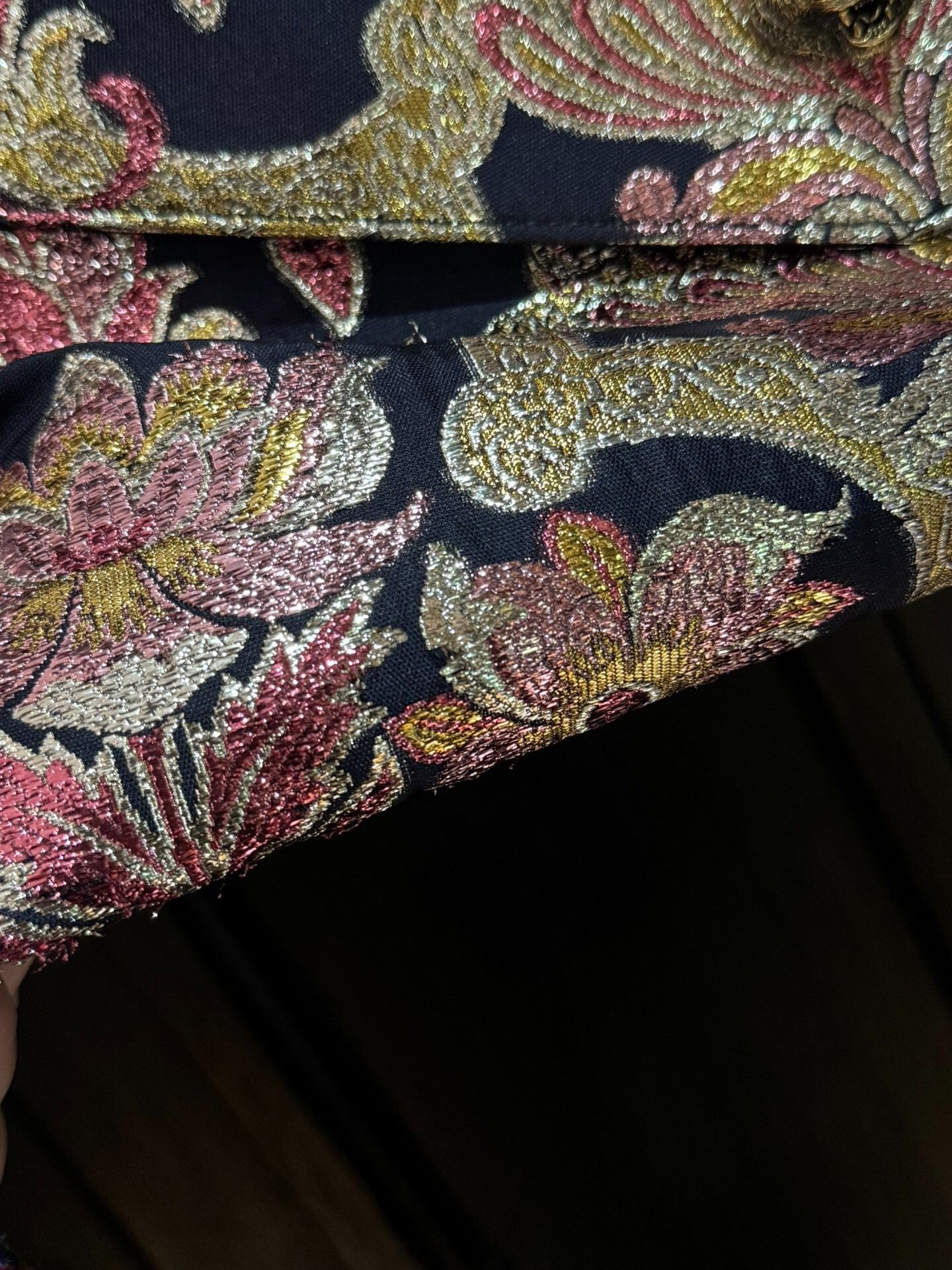 Gucci Gucci Embroidered Satin Backpack with Drawstring Size ONE SIZE - 3 Thumbnail