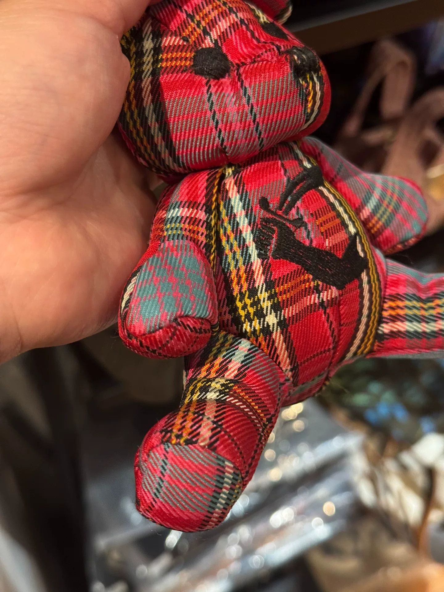 Vivienne Westwood vivienne westwood bear keychain red blue plaid Size ONE SIZE - 4 Thumbnail