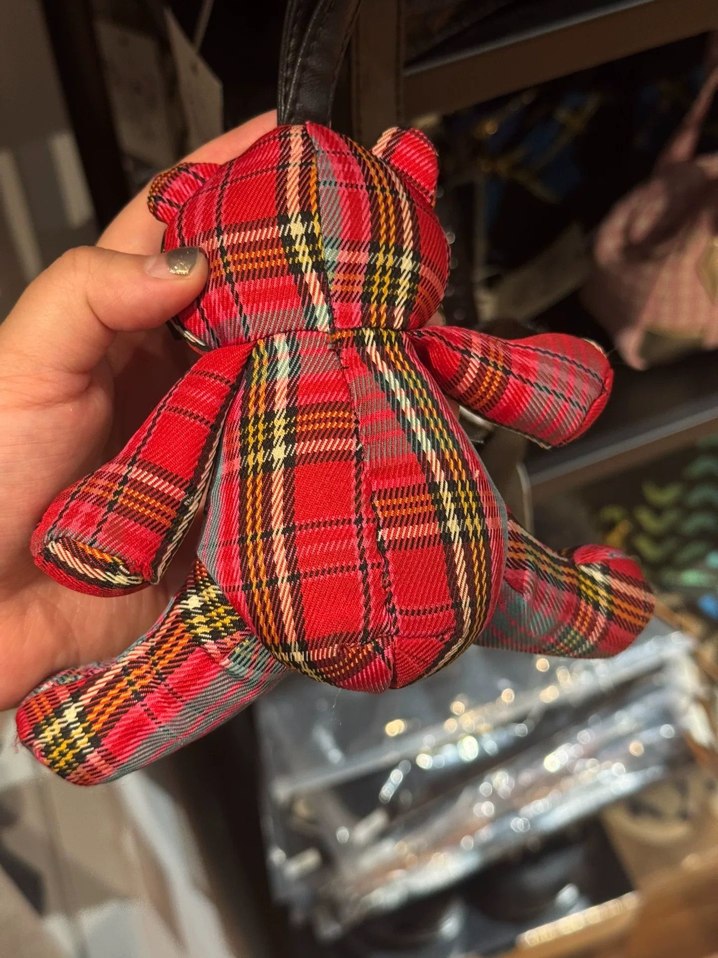 Vivienne Westwood vivienne westwood bear keychain red blue plaid Size ONE SIZE - 6 Thumbnail