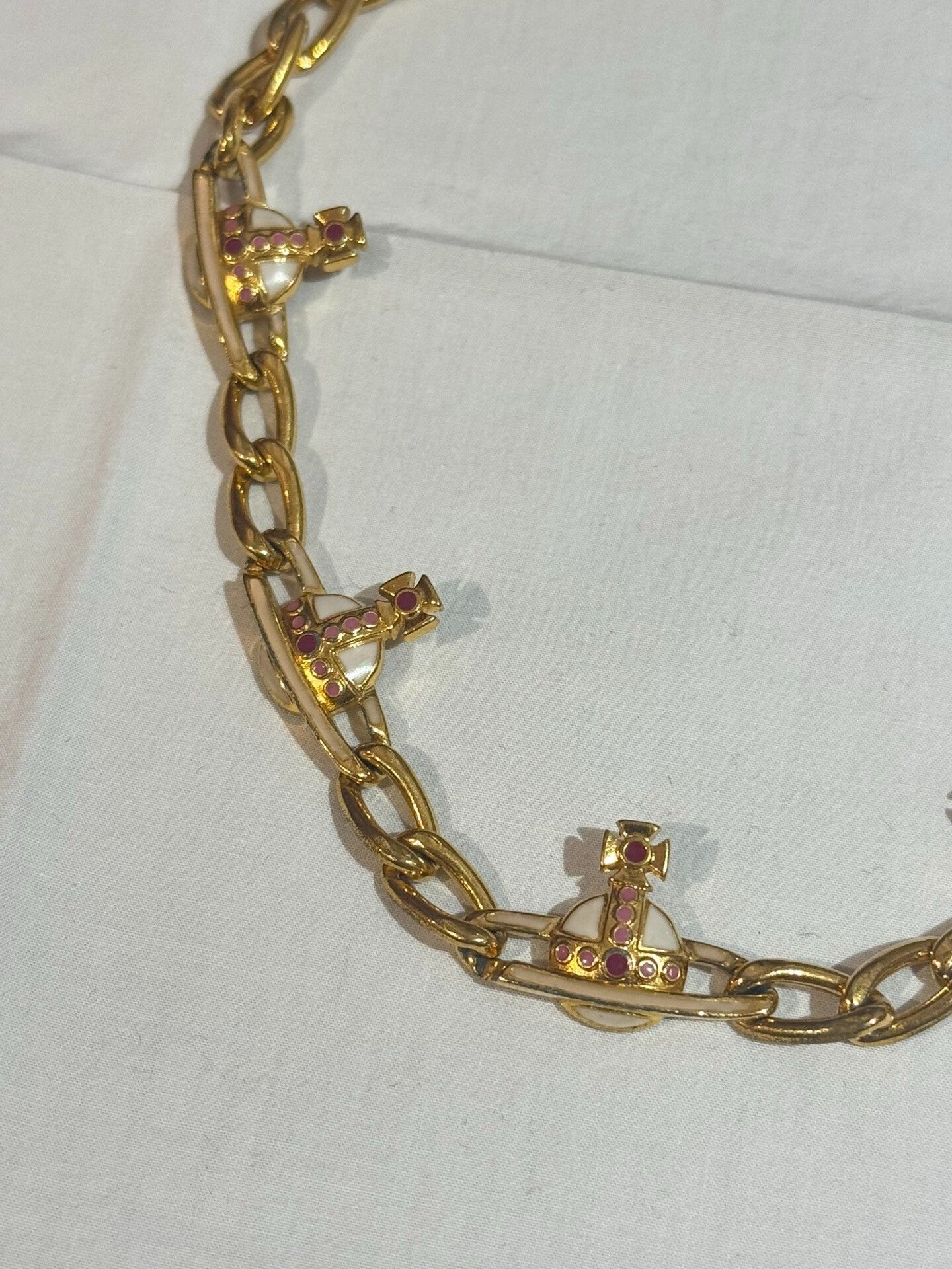 Vivienne Westwood vivienne westwood five-saturn choker necklace Size ONE SIZE - 2 Thumbnail