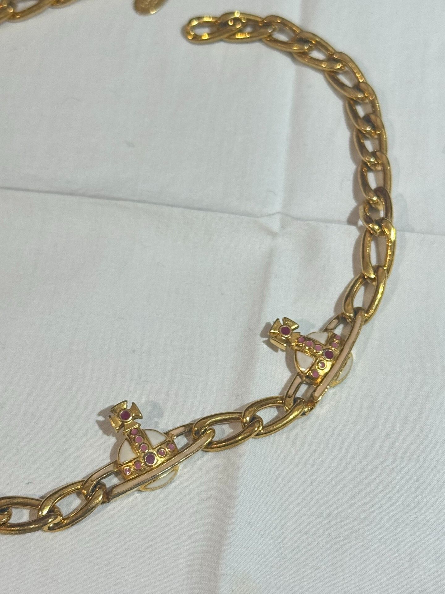 Vivienne Westwood vivienne westwood five-saturn choker necklace Size ONE SIZE - 3 Thumbnail