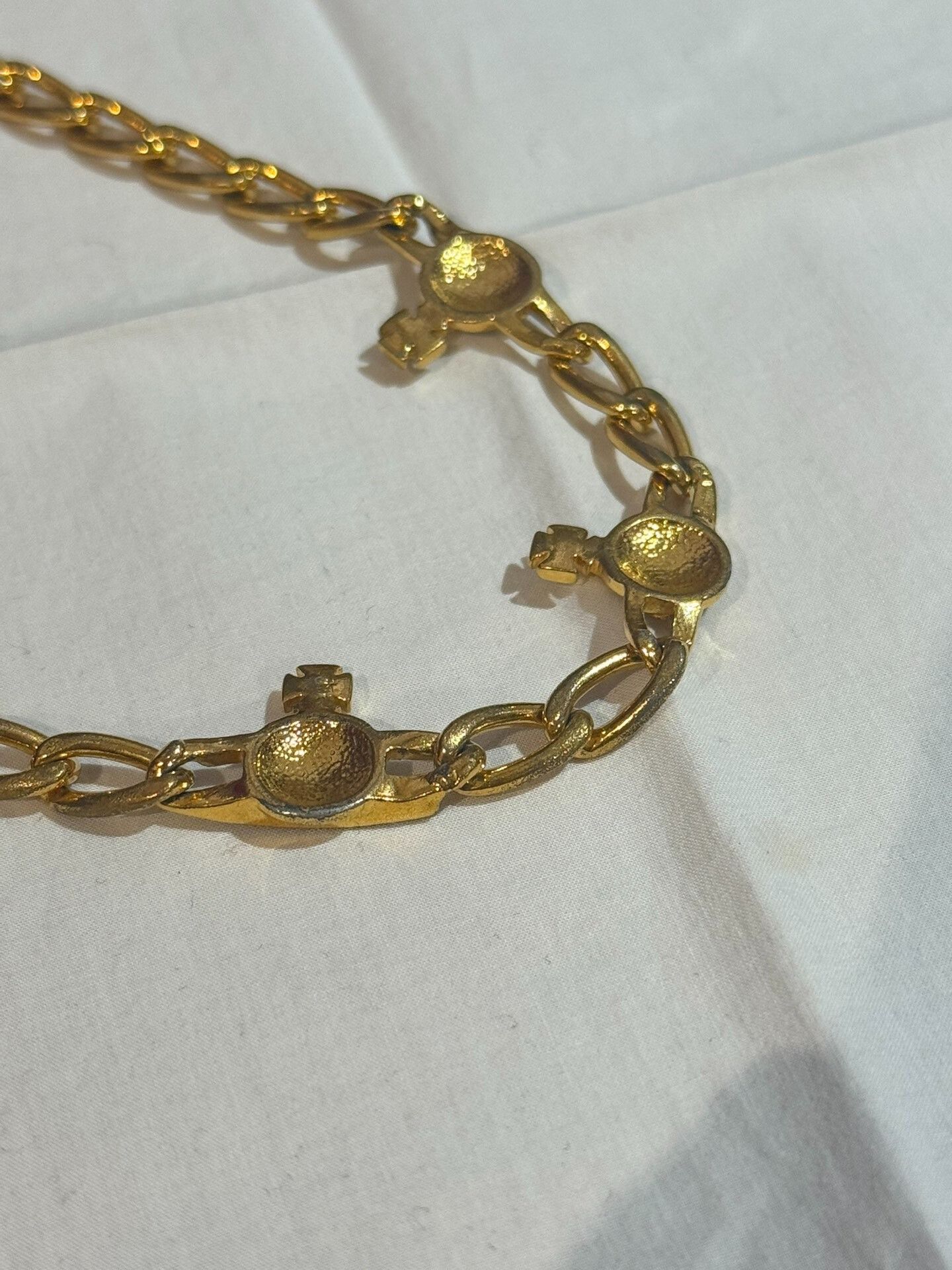 Vivienne Westwood vivienne westwood five-saturn choker necklace Size ONE SIZE - 6 Thumbnail