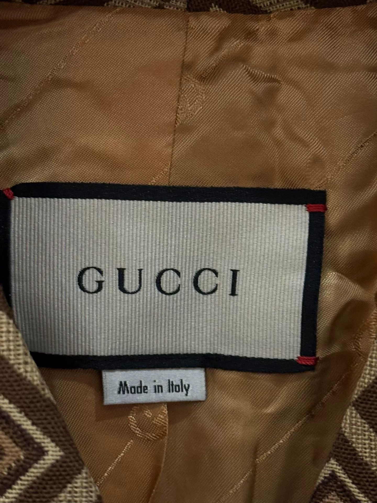 Gucci Gucci 1961 Full Print Letter Suit Jacket Size US M / EU 48-50 / 2 - 2 Thumbnail