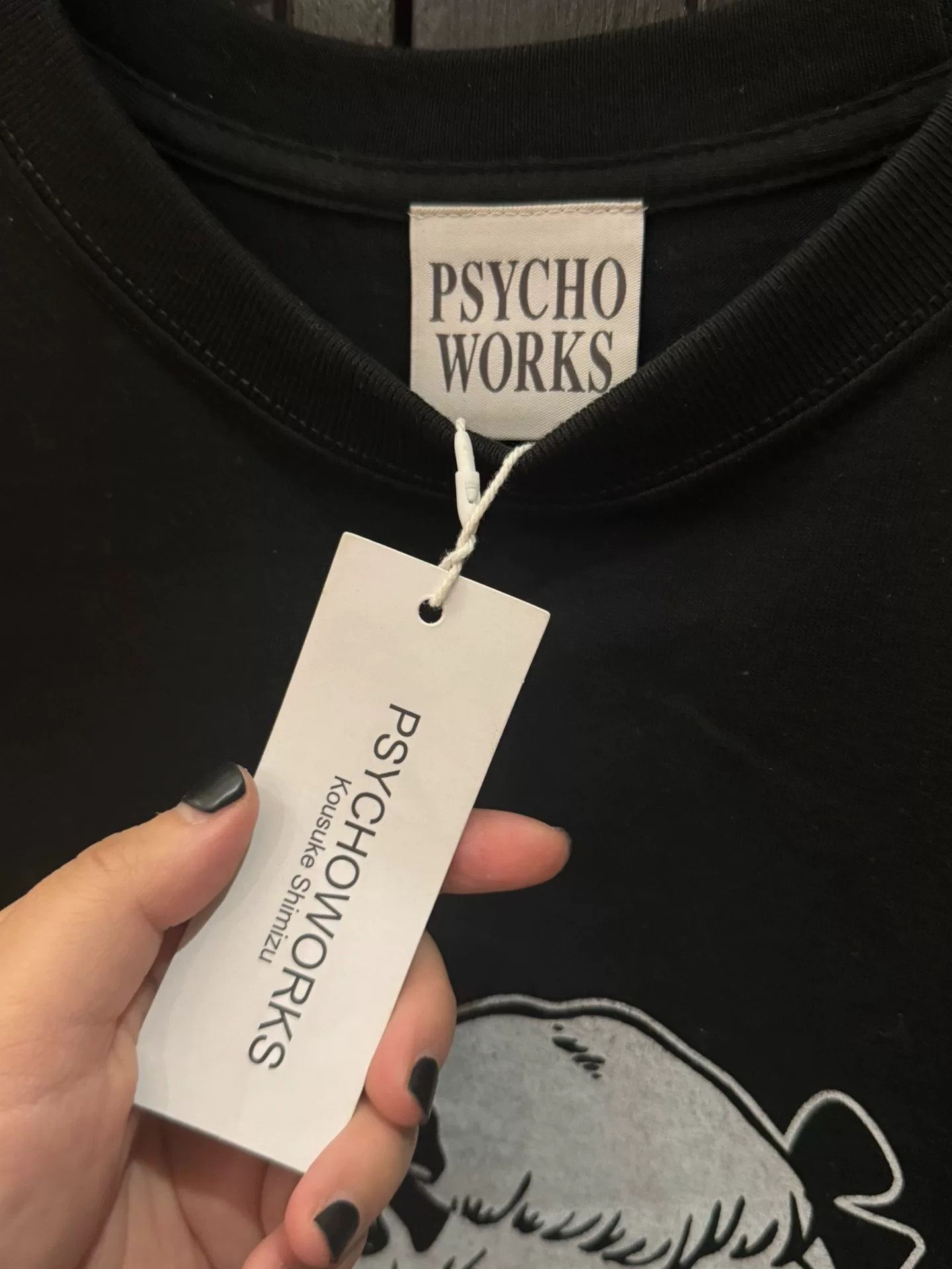 KIDILL black psychoworks t-shirt with graphic print Size ONE SIZE - 2 Thumbnail