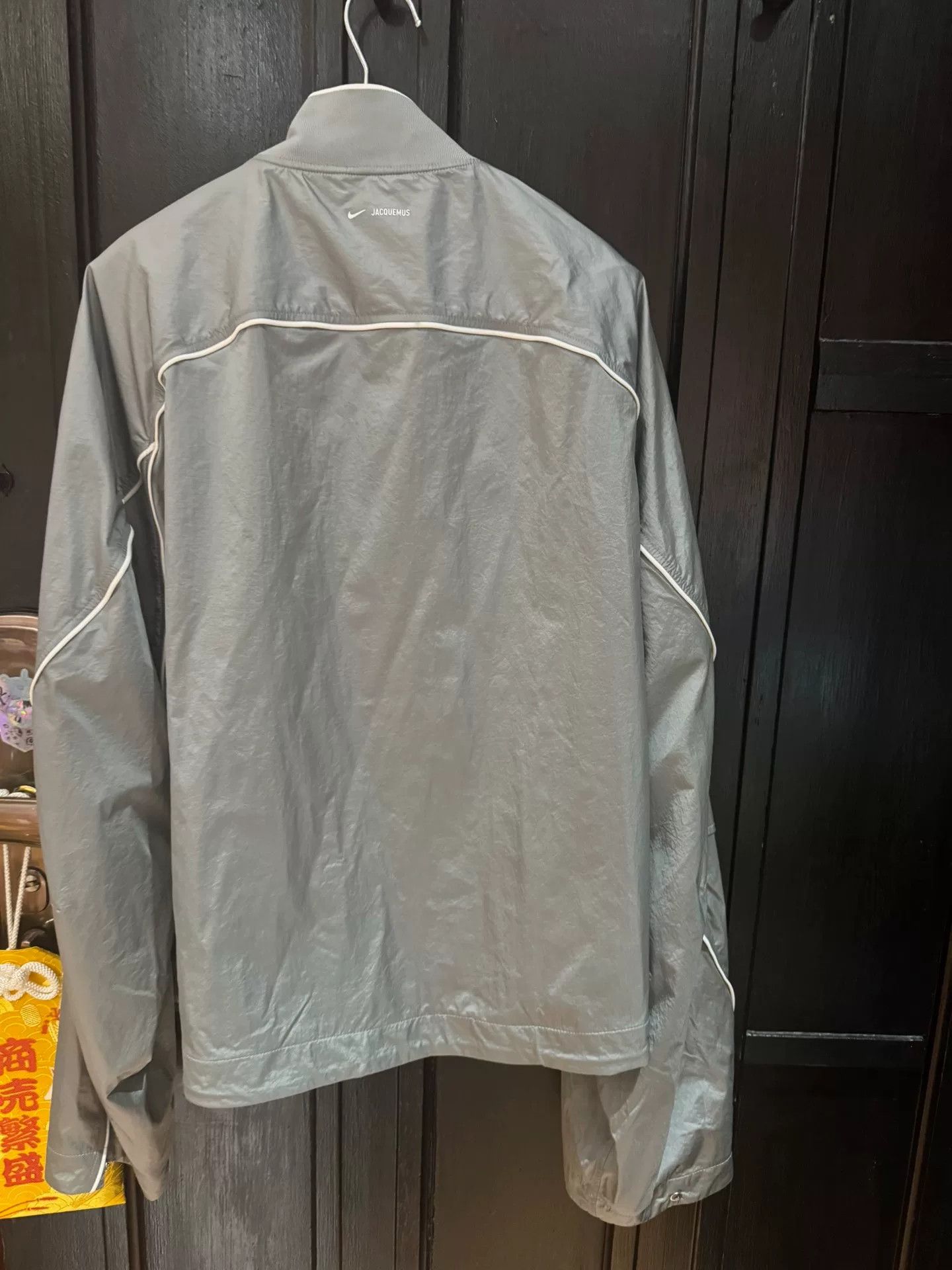 Jacquemus Nike x Jacquemus Gray Windbreaker Jacket Size XL / US 12-14 / IT 48-50 - 4 Thumbnail