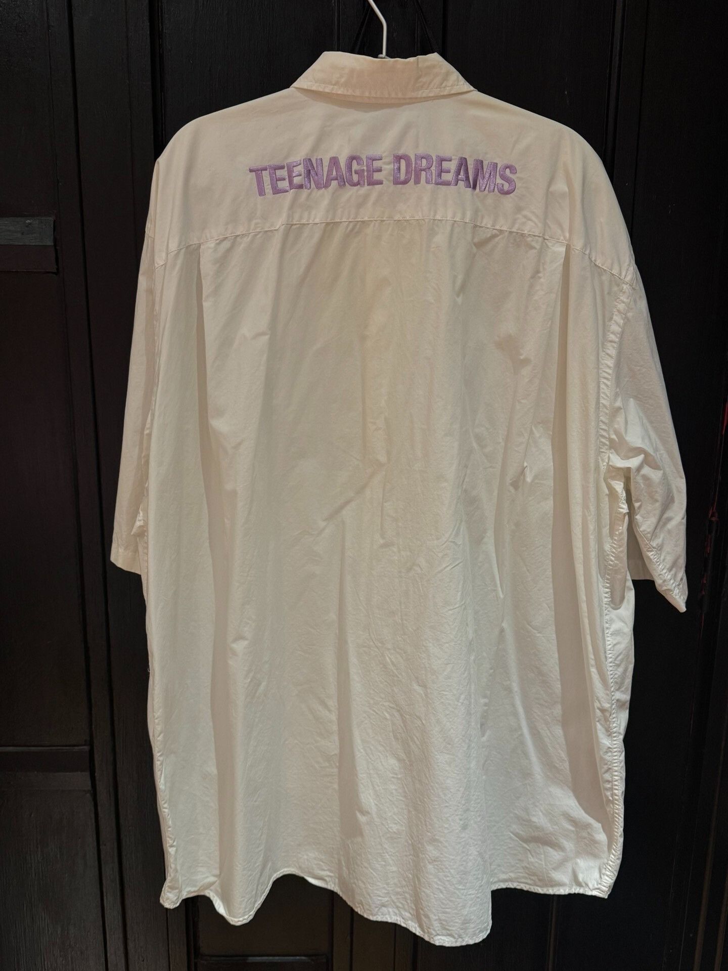 Raf Simons Raf Simons Teenage Dreams Embroidered Shirt Size US L / EU 52-54 / 3 - 5 Thumbnail