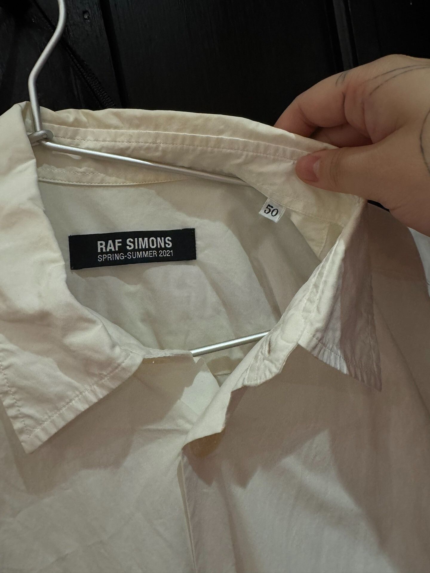 Raf Simons Raf Simons Teenage Dreams Embroidered Shirt Size US L / EU 52-54 / 3 - 6 Thumbnail
