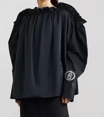 MM6 oversized pleated top by MM6 Maison Margiela Size L / US 10 / IT 46 - 5 Thumbnail