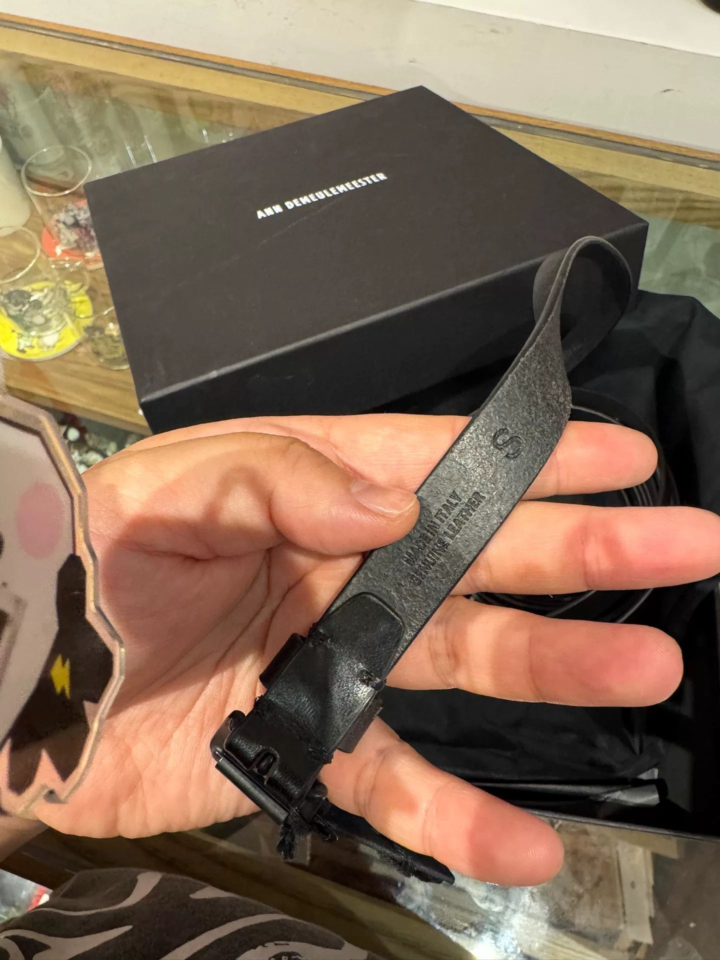 Ann Demeulemeester long black body wrap belt by ann demeulemeester Size ONE SIZE - 8 Thumbnail