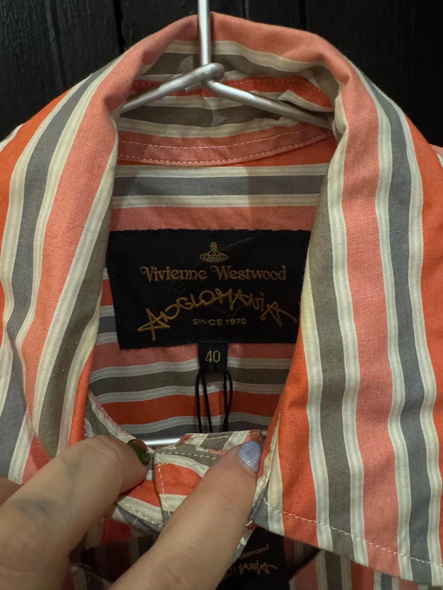 Vivienne Westwood vivienne westwood striped heart short sleeve shirt Size L / US 10 / IT 46 - 3 Thumbnail