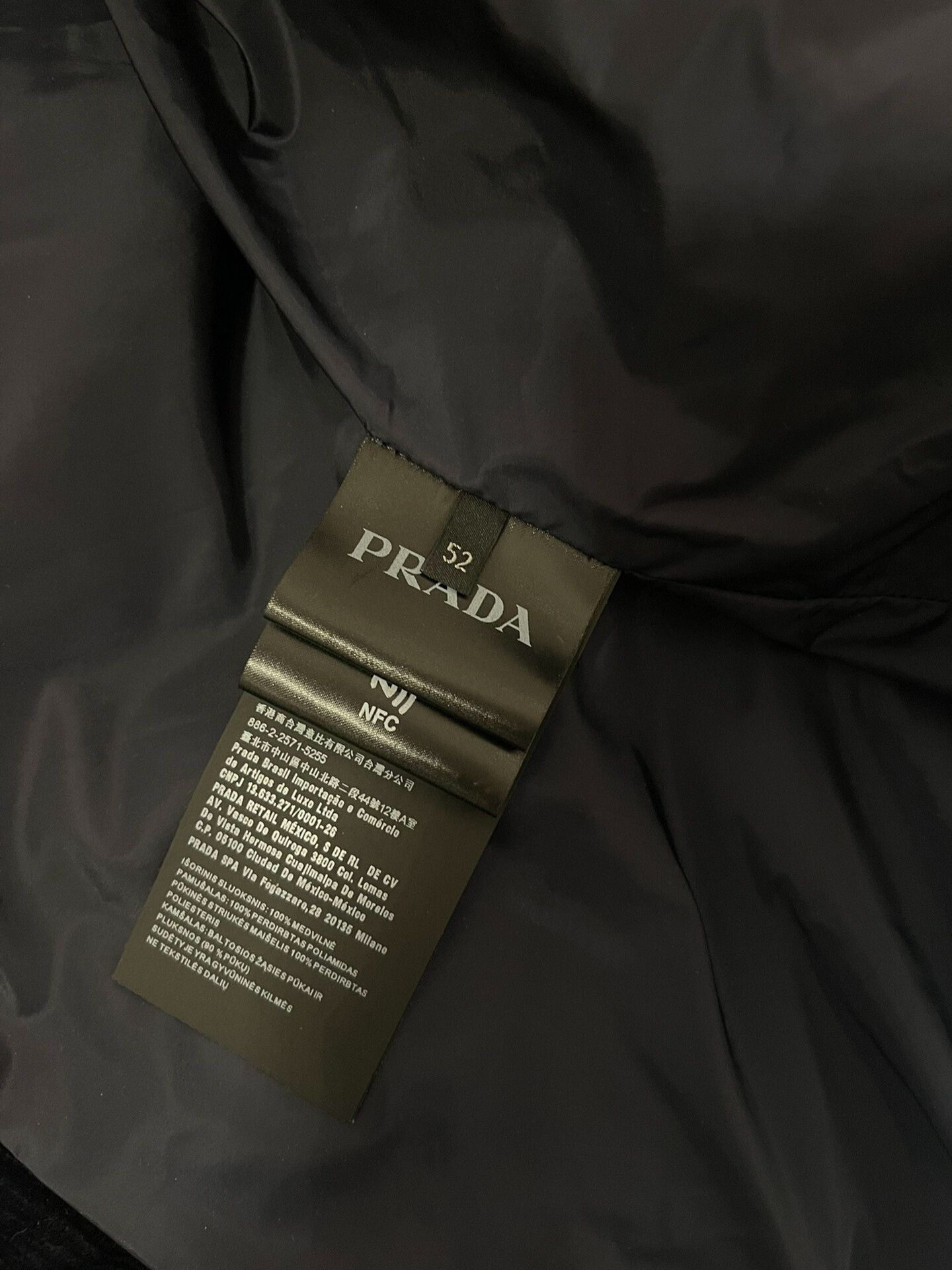 Prada prada corduroy down jacket in navy blue Size US XXL / EU 58 / 5 - 3 Thumbnail