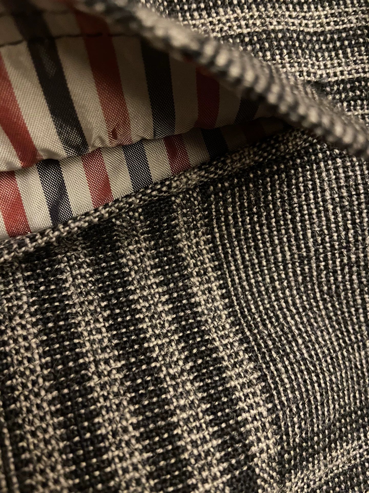 Thom Browne thom browne plaid chesterfield coat gray Size US L / EU 52-54 / 3 - 4 Thumbnail
