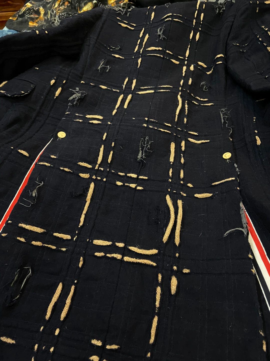 Thom Browne thom browne distressed oversized coat Size US L / EU 52-54 / 3 - 2 Thumbnail