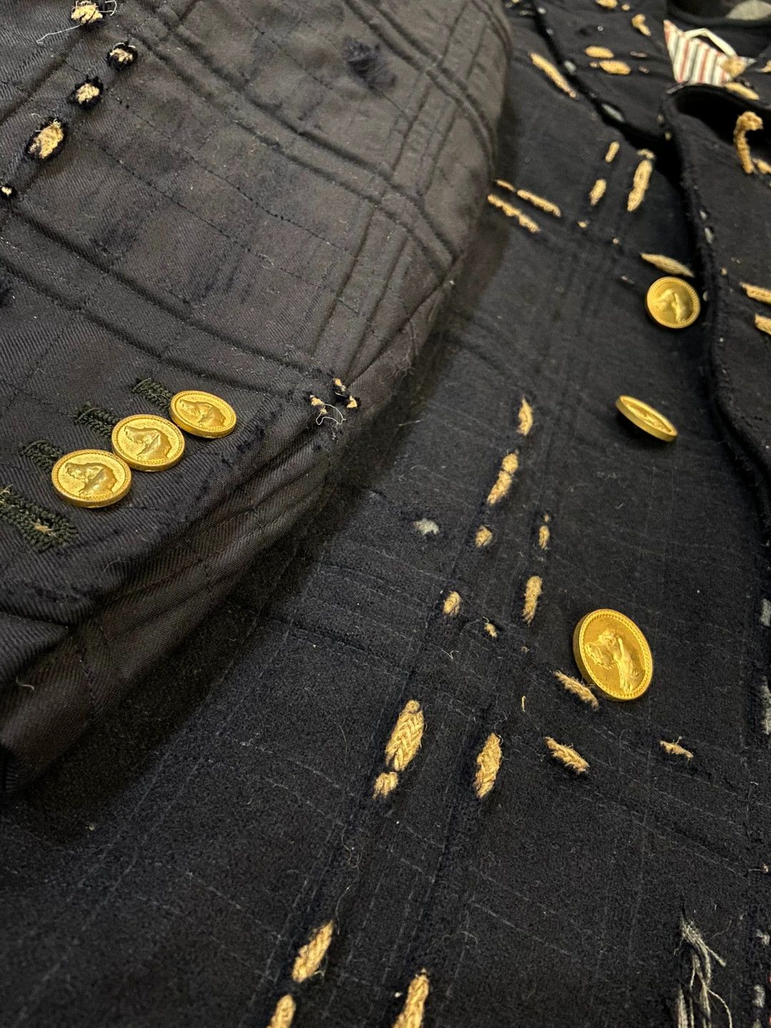Thom Browne thom browne distressed oversized coat Size US L / EU 52-54 / 3 - 3 Thumbnail