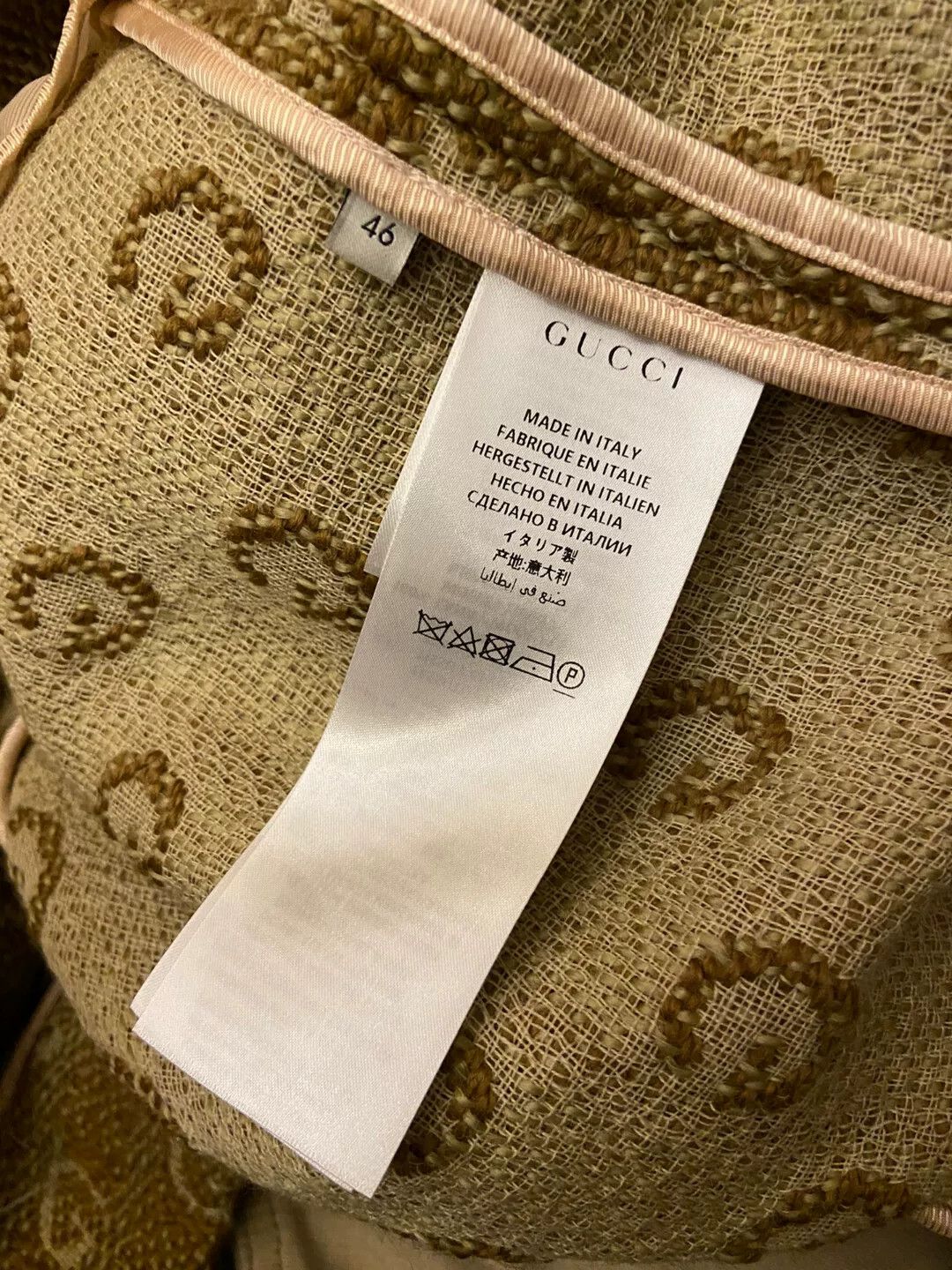 Gucci gucci logo embroidered trench coat Size US L / EU 52-54 / 3 - 6 Thumbnail