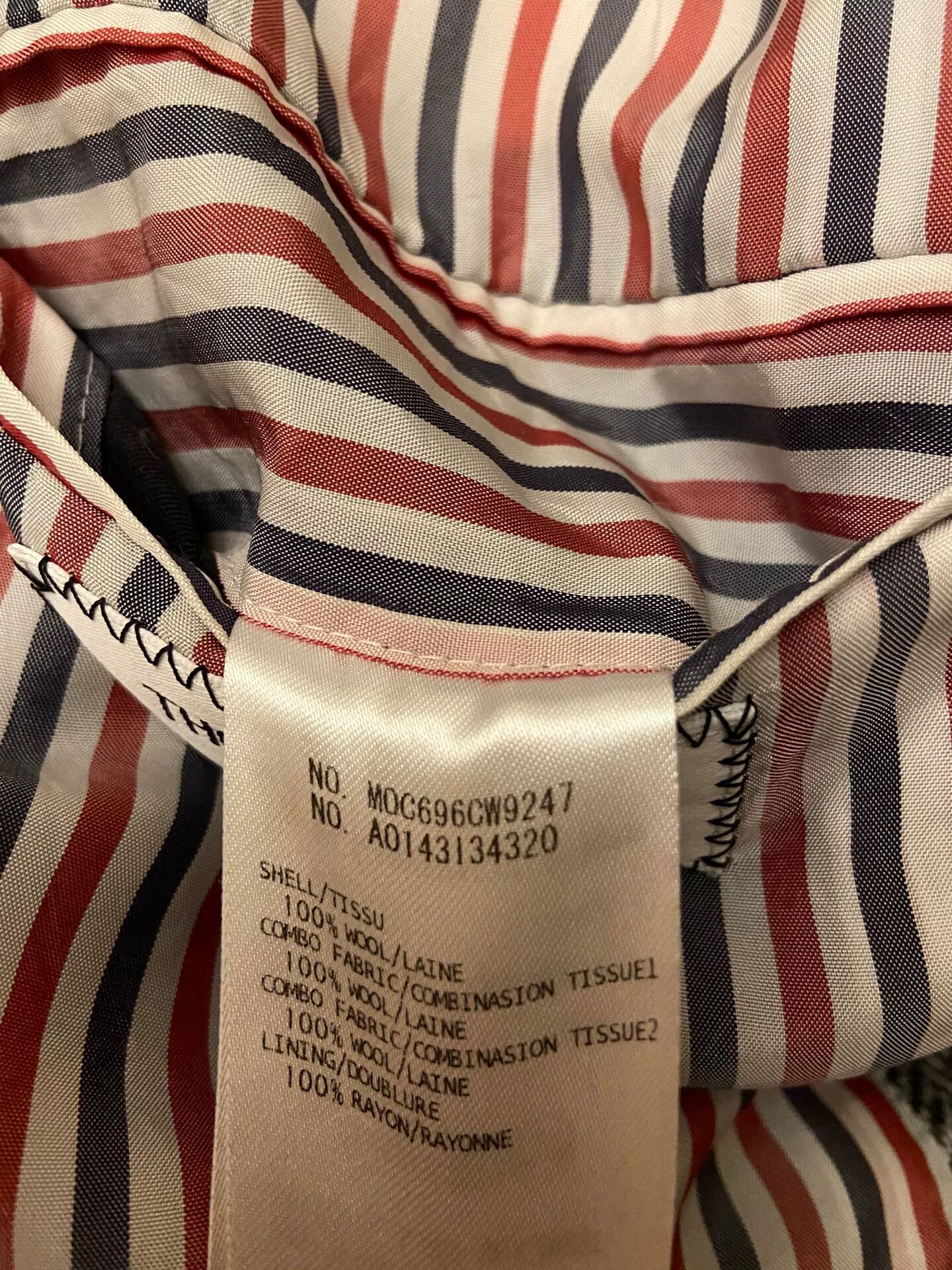 Thom Browne thom browne herringbone edge coat size 2 Size US M / EU 48-50 / 2 - 5 Thumbnail