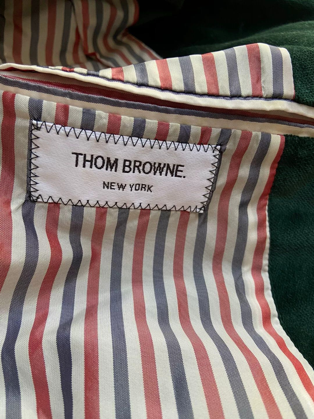 Thom Browne thom browne green velvet tuxedo jacket Size US M / EU 48-50 / 2 - 5 Thumbnail
