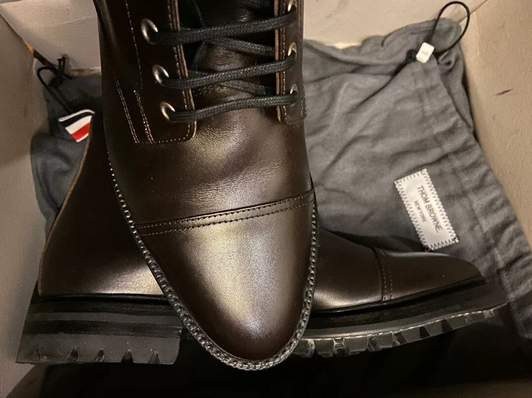 Thom Browne thom browne combat leather boots size 43 Size US 10 / EU 43 - 2 Thumbnail