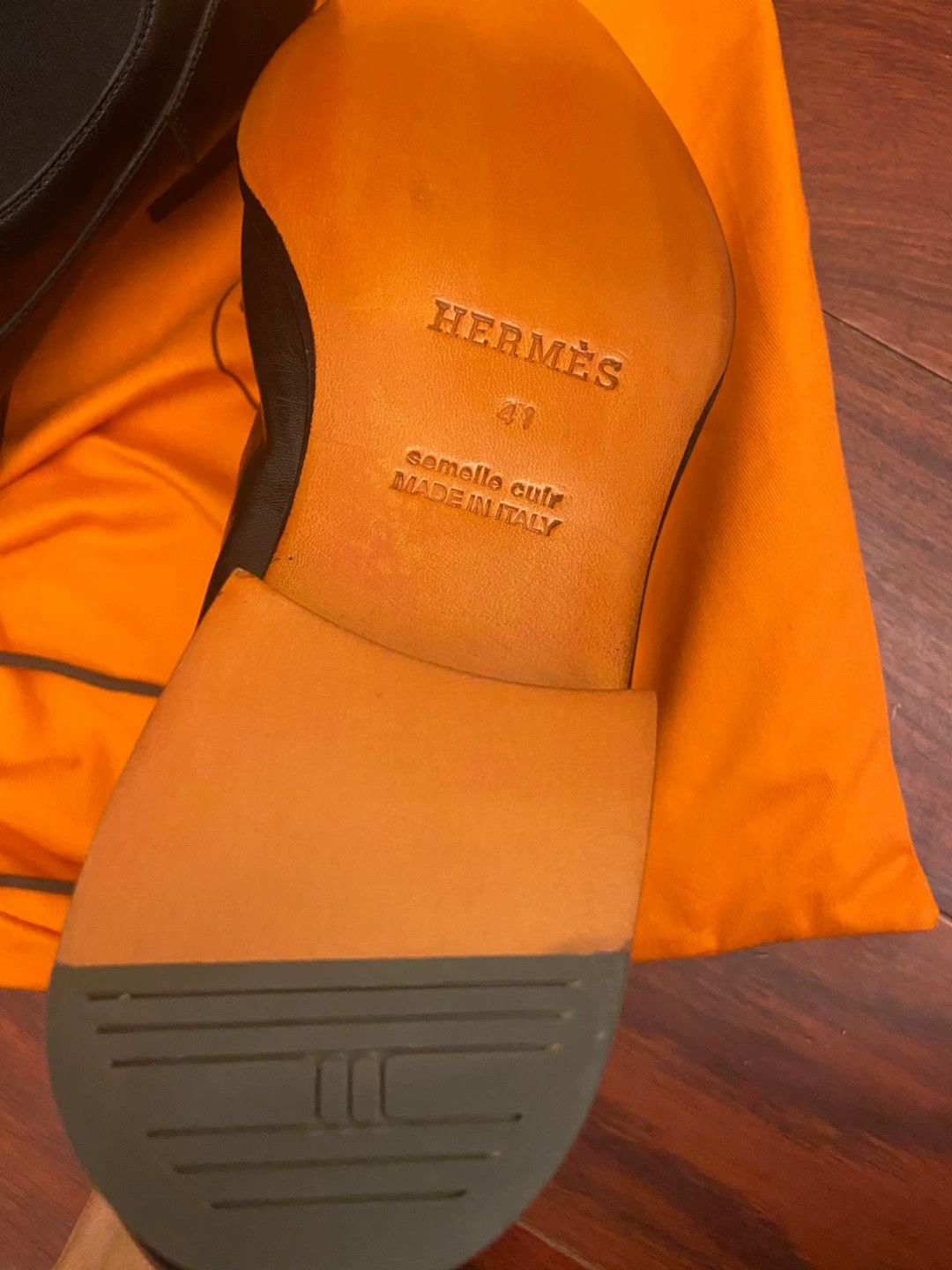 Hermes hermes chelsea leather boots in black Size US 10.5 / EU 43-44 - 4 Thumbnail
