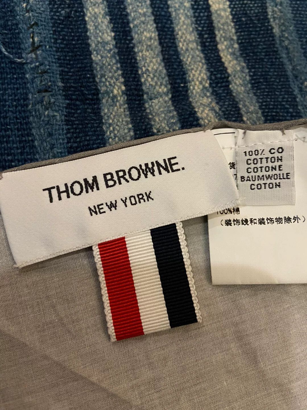 Thom Browne thom browne pocket square with stripe detail Size ONE SIZE - 3 Thumbnail