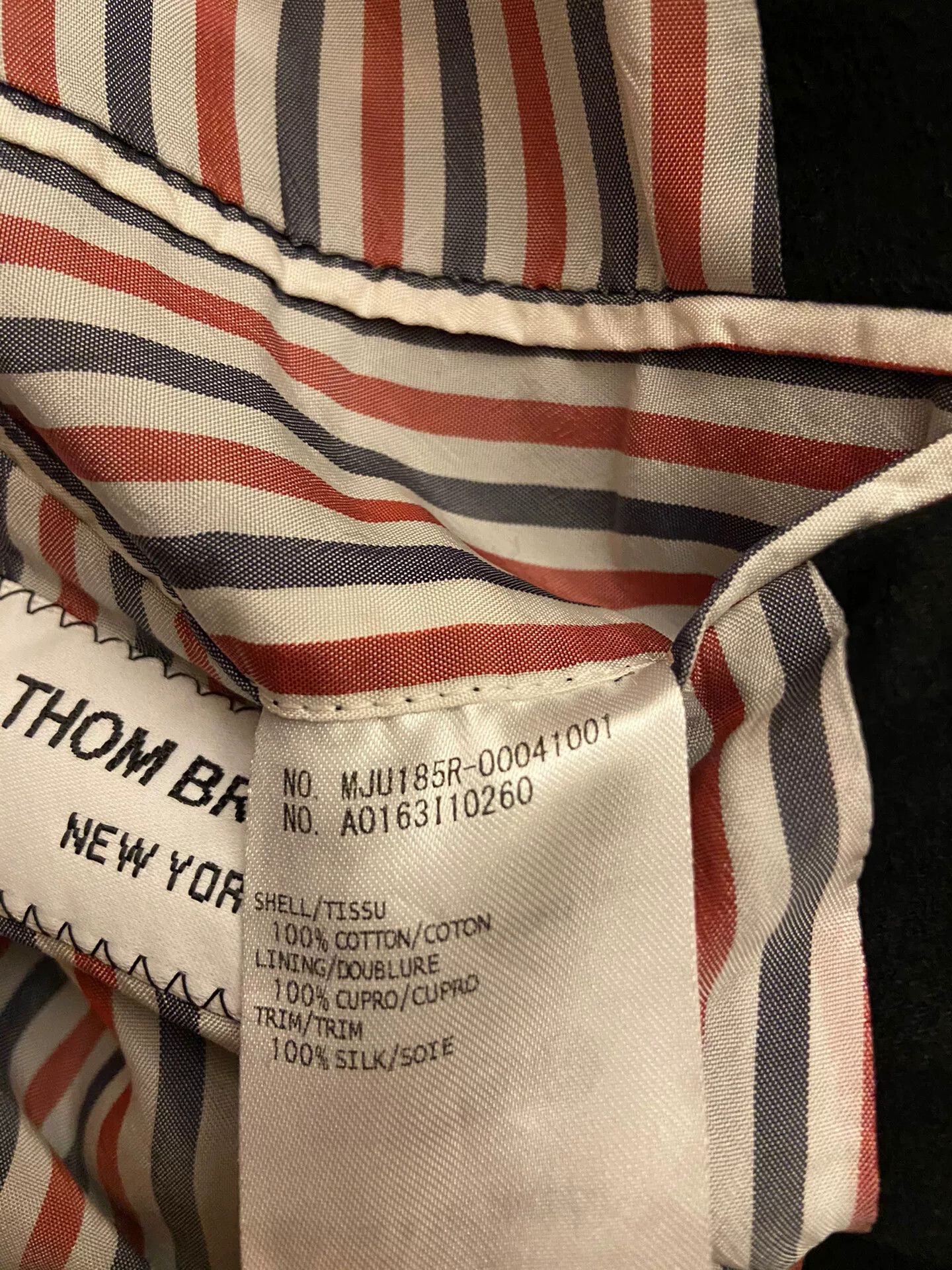 Thom Browne thom browne black tailored blazer with edging Size US M / EU 48-50 / 2 - 8 Thumbnail