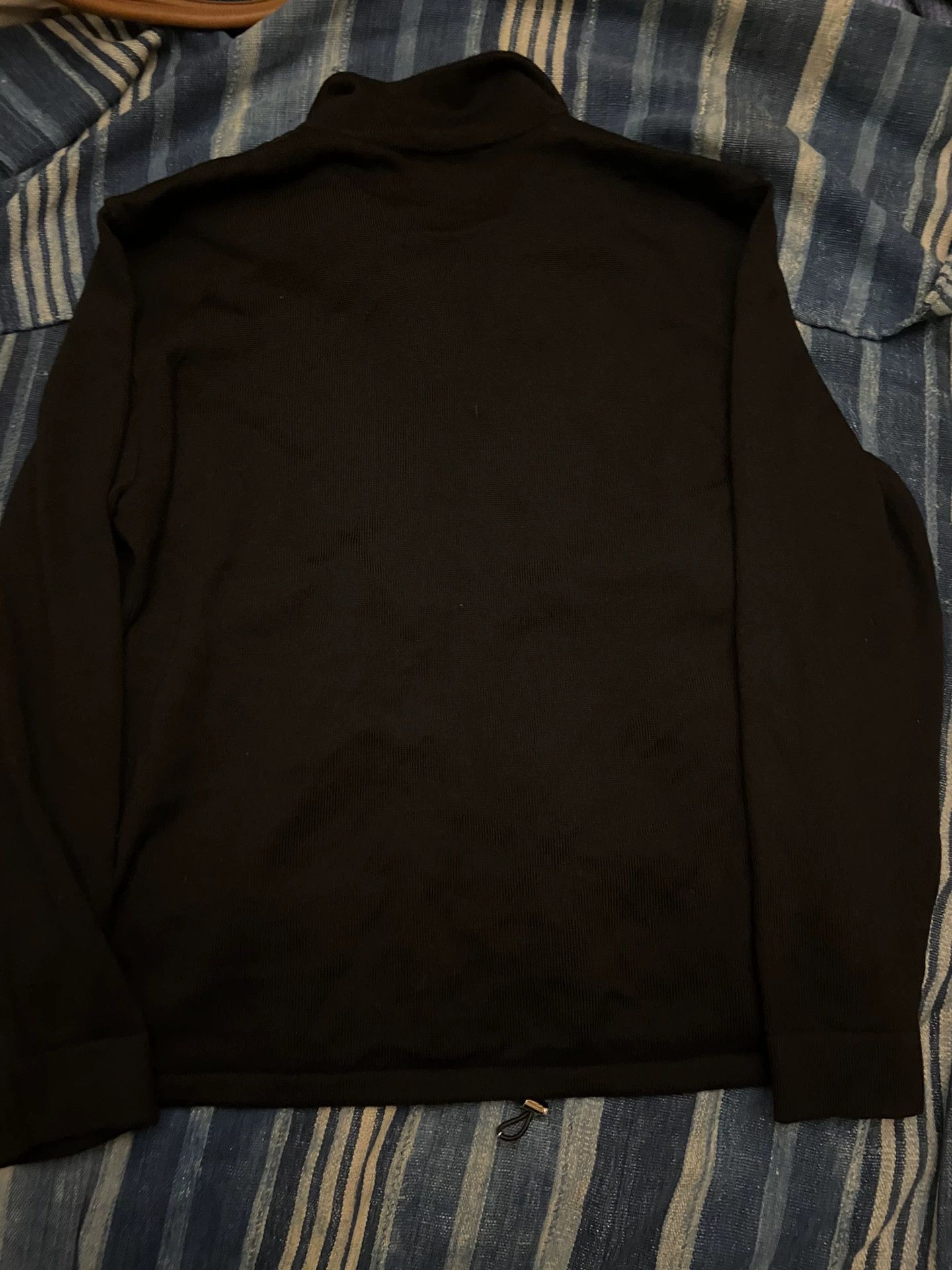 Prada prada nylon wool cardigan black size 50 Size US L / EU 52-54 / 3 - 2 Thumbnail