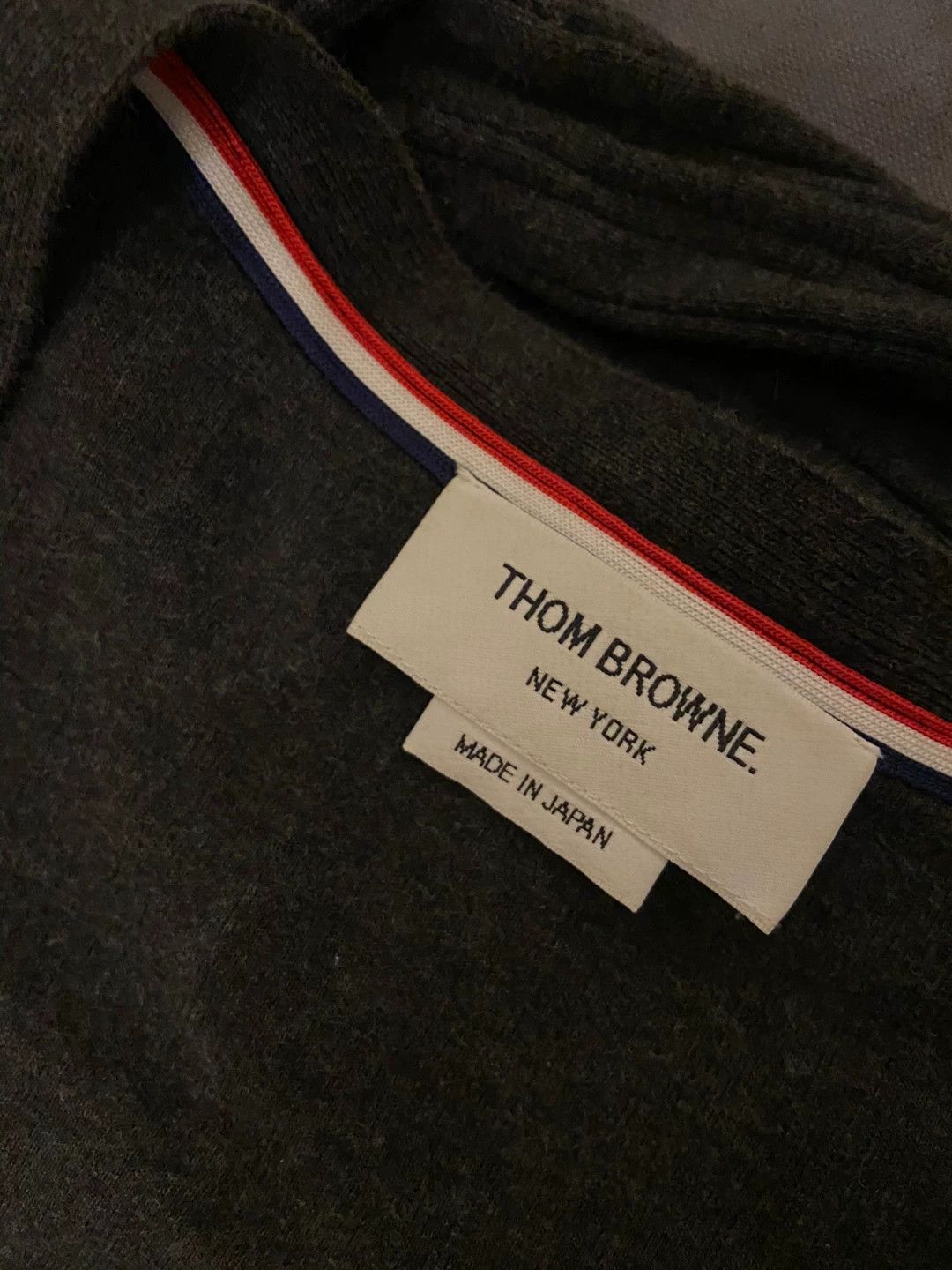 Thom Browne thom browne cardigan in dark gray Size US L / EU 52-54 / 3 - 5 Thumbnail