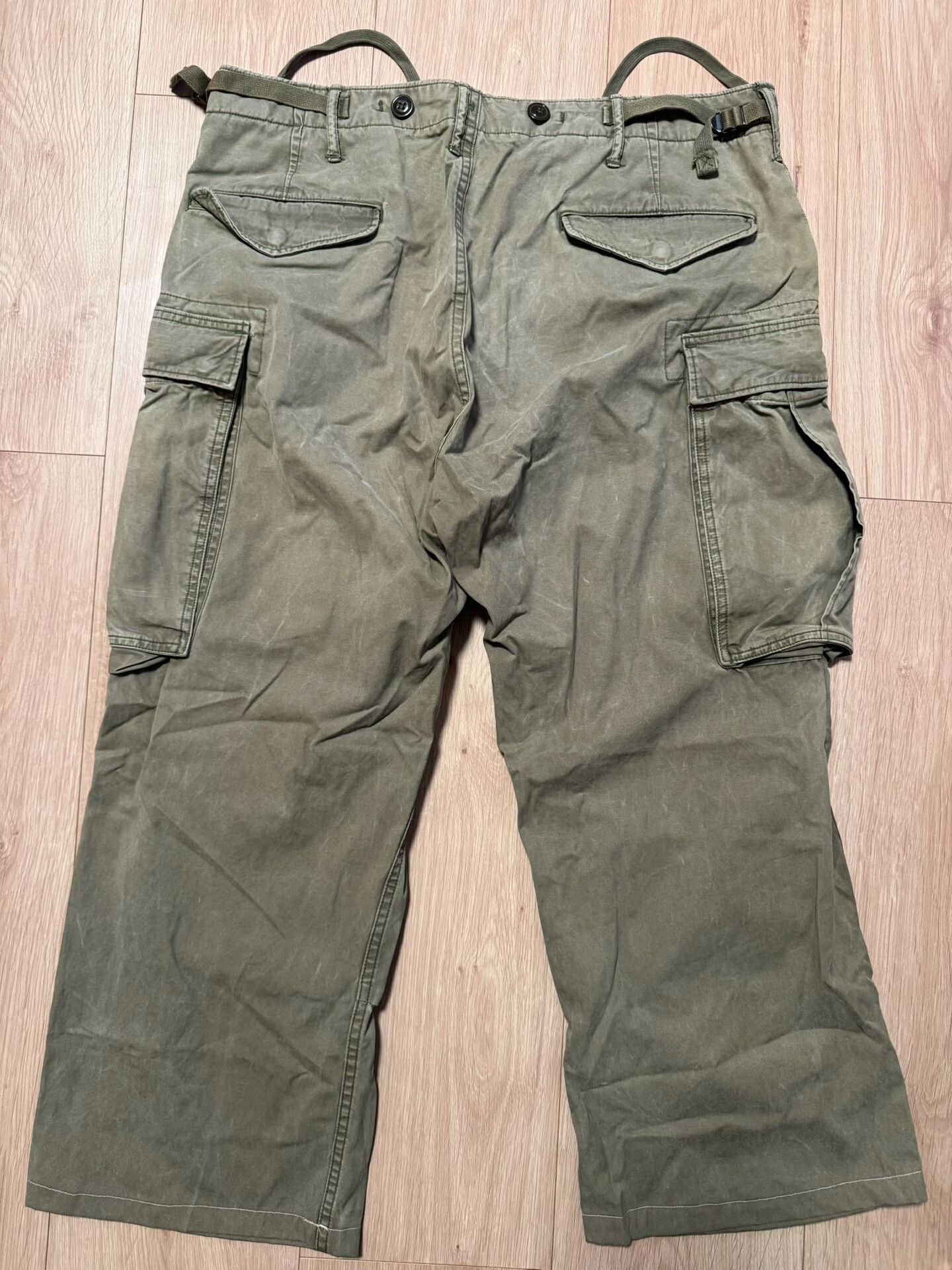 RRL Ralph Lauren RRL M65 Cargo Pants Military Green Utility Trousers Size US 34 / EU 50 - 3 Thumbnail