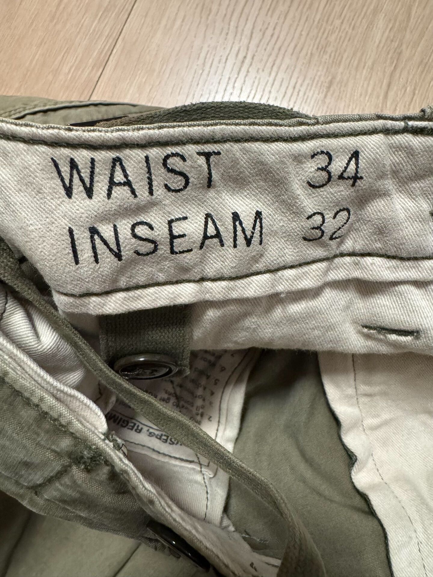RRL Ralph Lauren RRL M65 Cargo Pants Military Green Utility Trousers Size US 34 / EU 50 - 8 Thumbnail