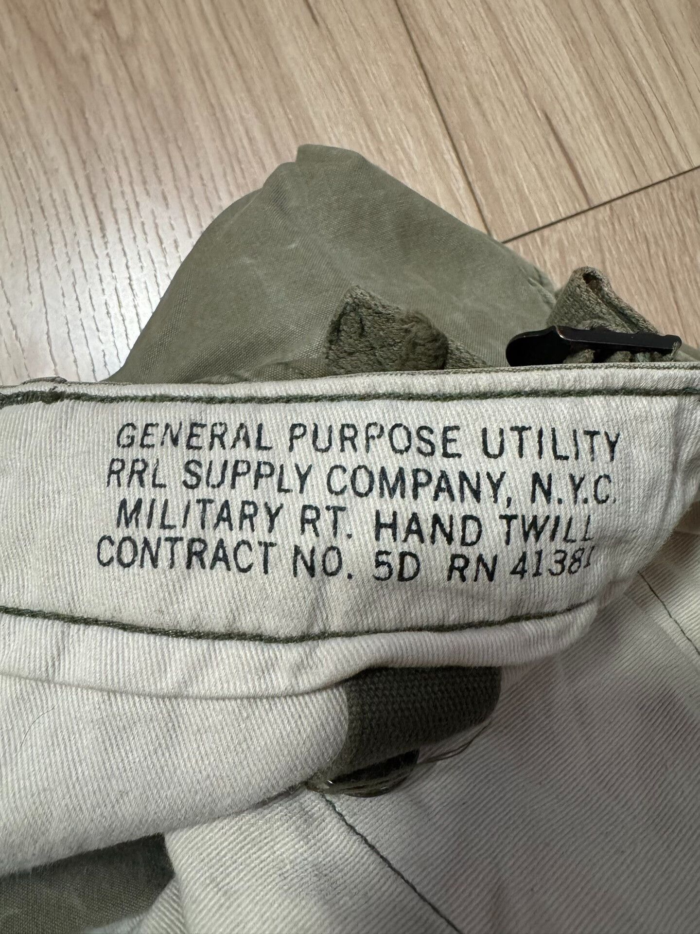 RRL Ralph Lauren RRL M65 Cargo Pants Military Green Utility Trousers Size US 34 / EU 50 - 7 Thumbnail