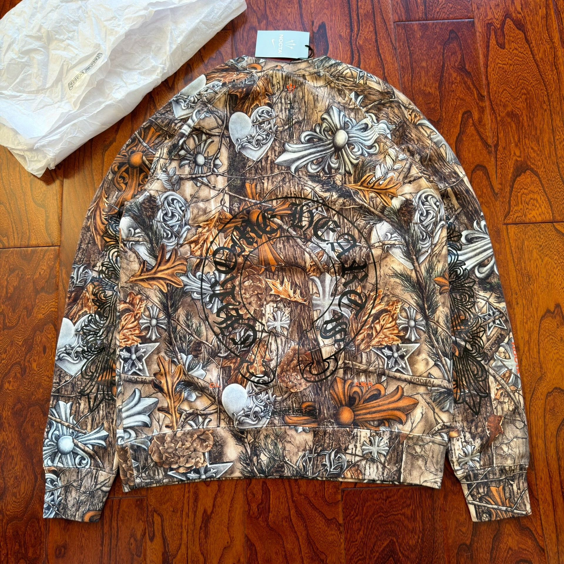 Chrome Hearts chrome hearts drake nike hoodie with floral print Size US M / EU 48-50 / 2 - 2 Thumbnail