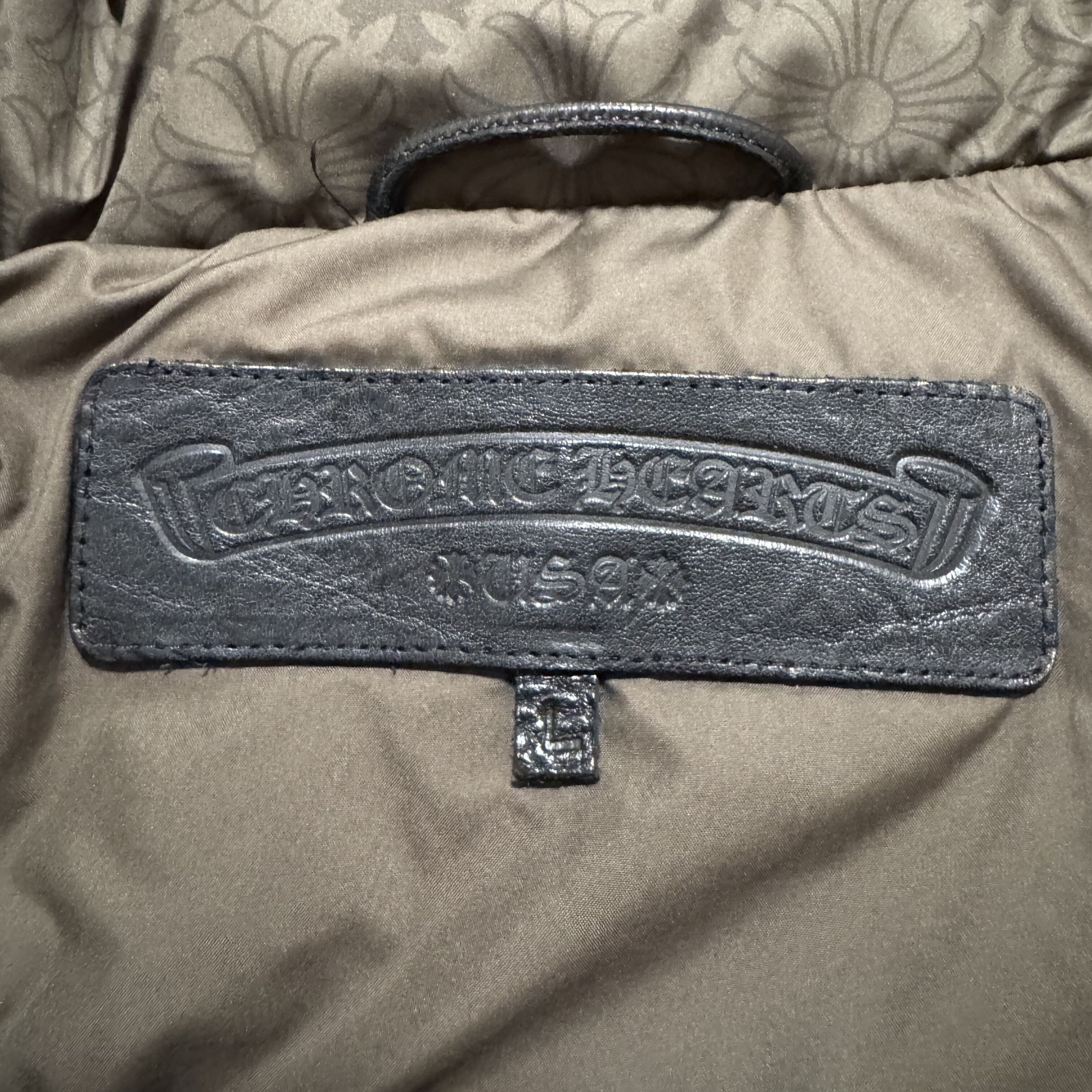 Chrome Hearts chrome hearts olive green puffer jacket Size US L / EU 52-54 / 3 - 3 Thumbnail