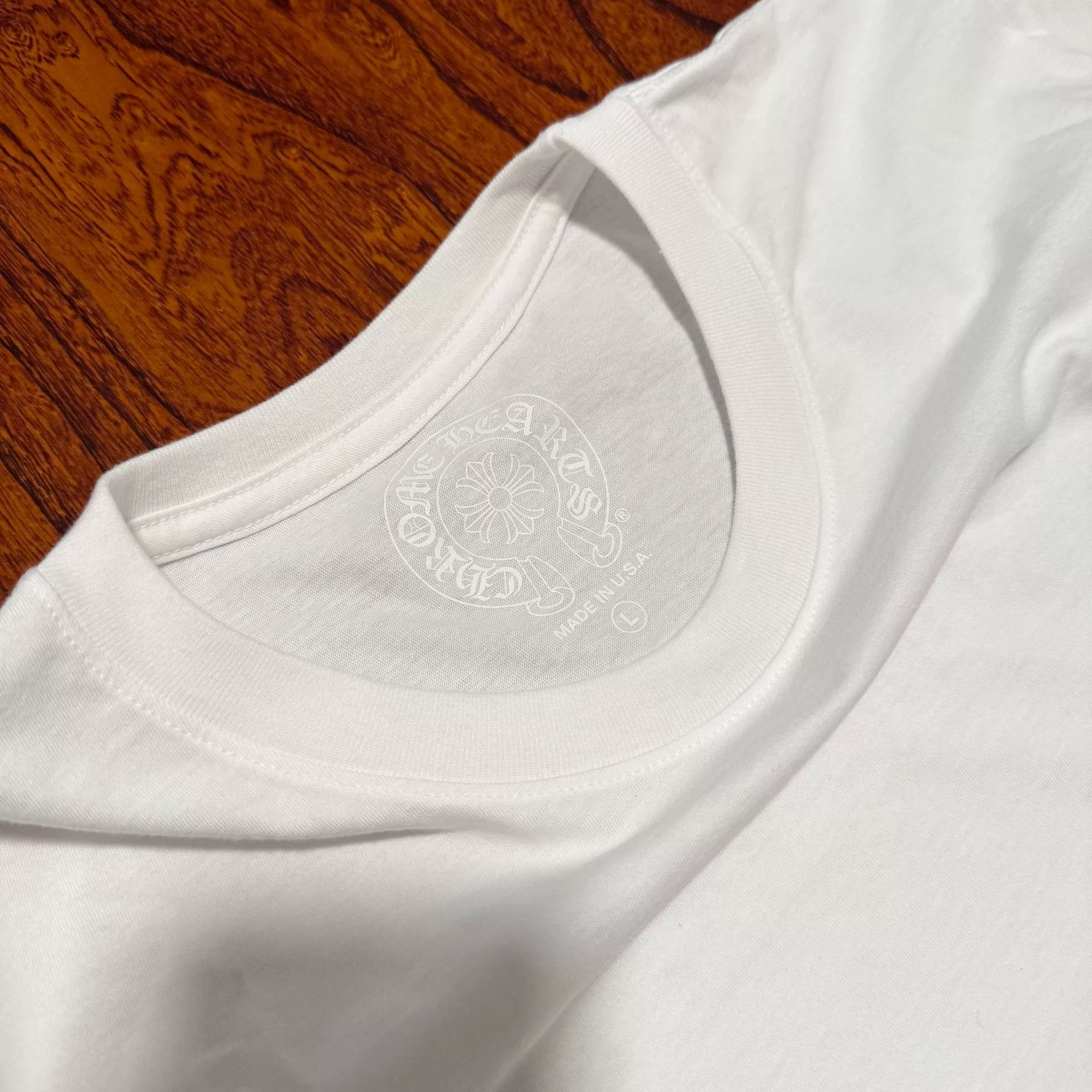 Chrome Hearts chrome hearts white short sleeve t-shirt Size US L / EU 52-54 / 3 - 2 Thumbnail