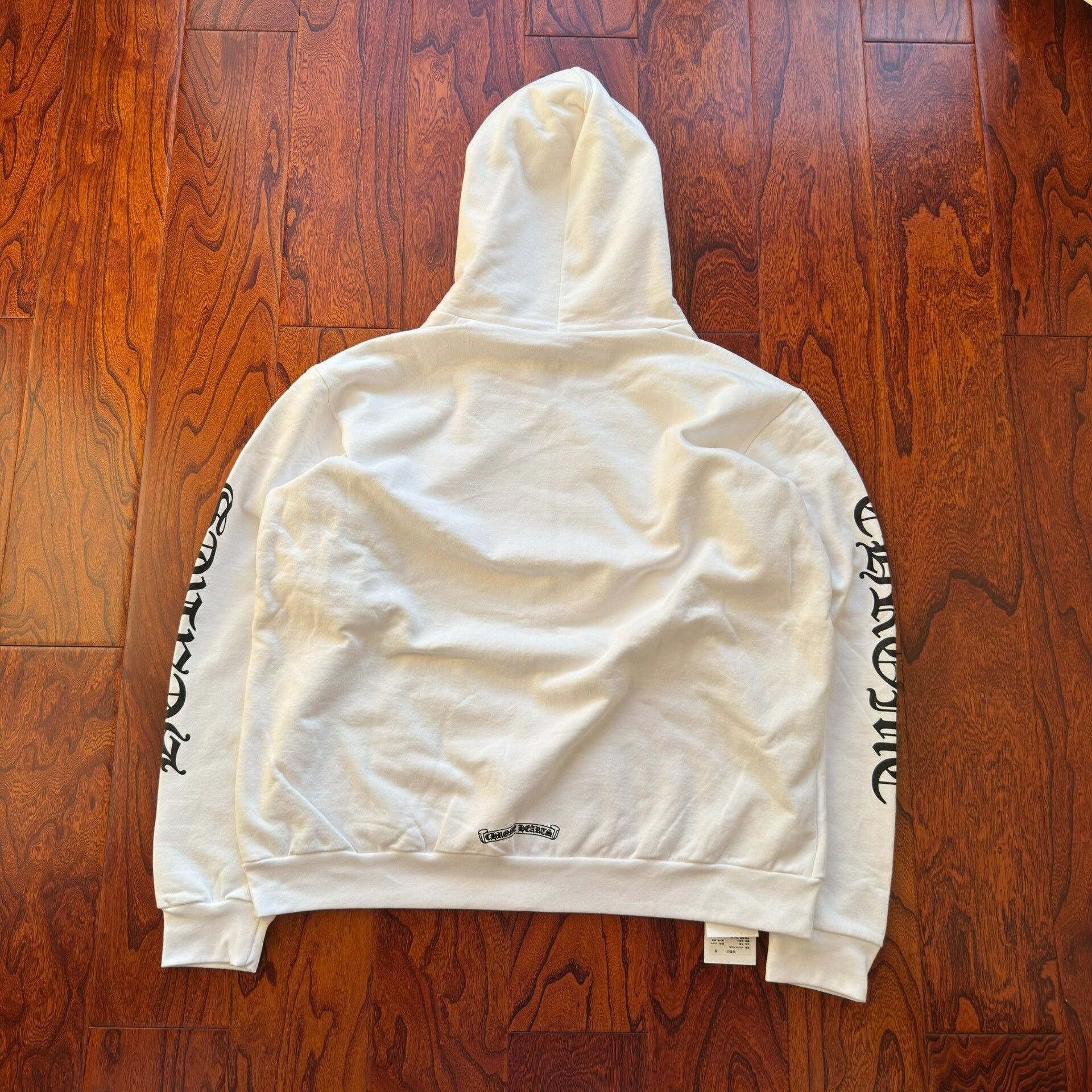 Chrome Hearts chrome hearts white graphic zip-up hoodie Size US XL / EU 56 / 4 - 2 Thumbnail