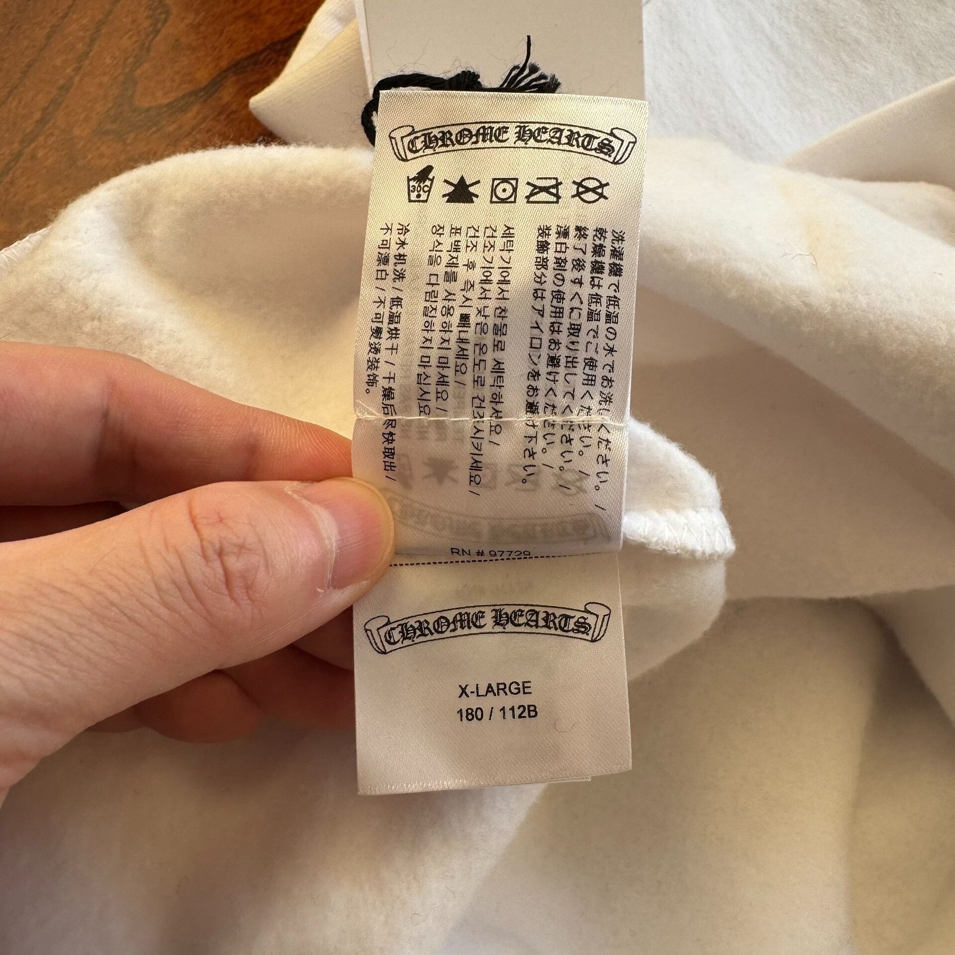 Chrome Hearts chrome hearts white graphic zip-up hoodie Size US XL / EU 56 / 4 - 8 Thumbnail