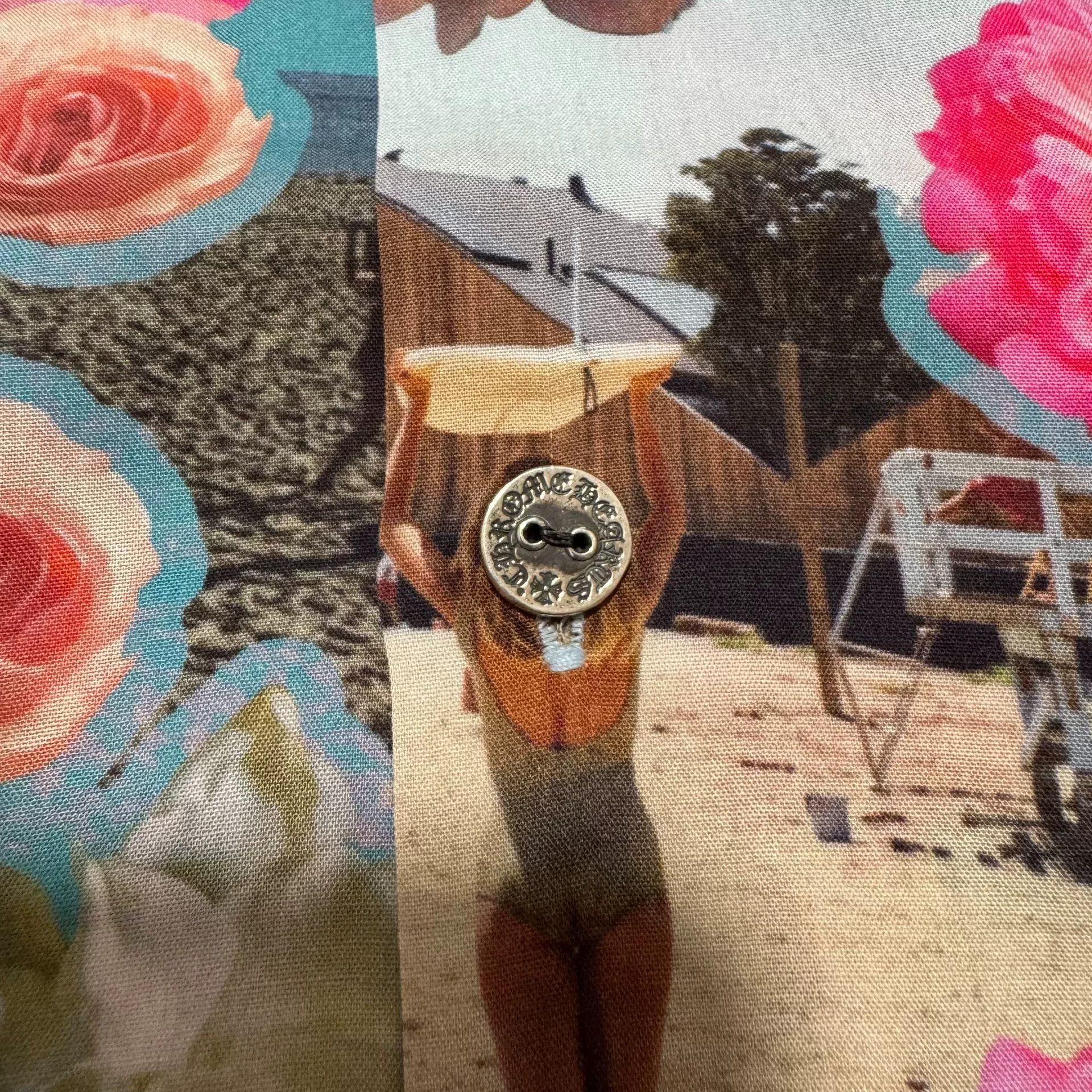 Chrome Hearts chrome hearts floral short sleeve shirt Size M / US 6-8 / IT 42-44 - 2 Thumbnail