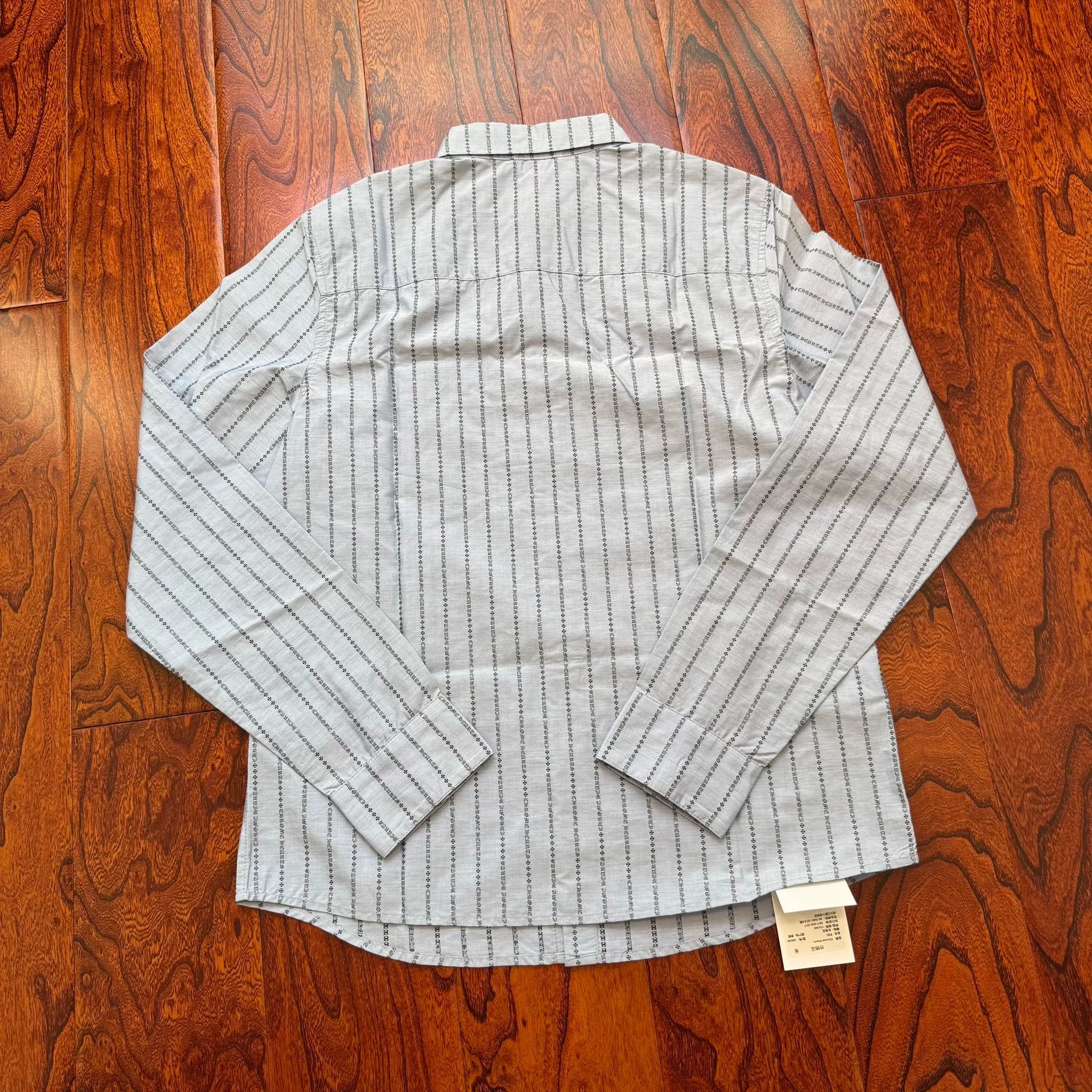 Chrome Hearts chrome hearts light blue button-up shirt Size US M / EU 48-50 / 2 - 4 Thumbnail
