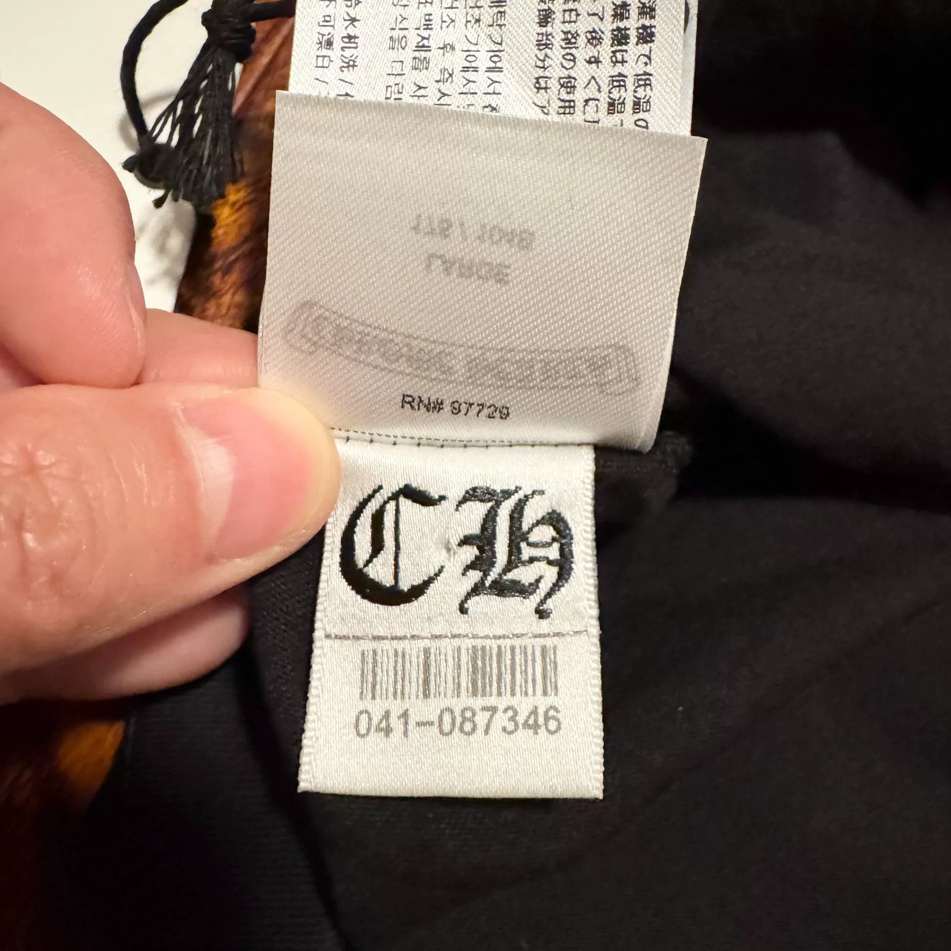 Chrome Hearts chrome hearts black blue letter print tee Size US L / EU 52-54 / 3 - 9 Thumbnail